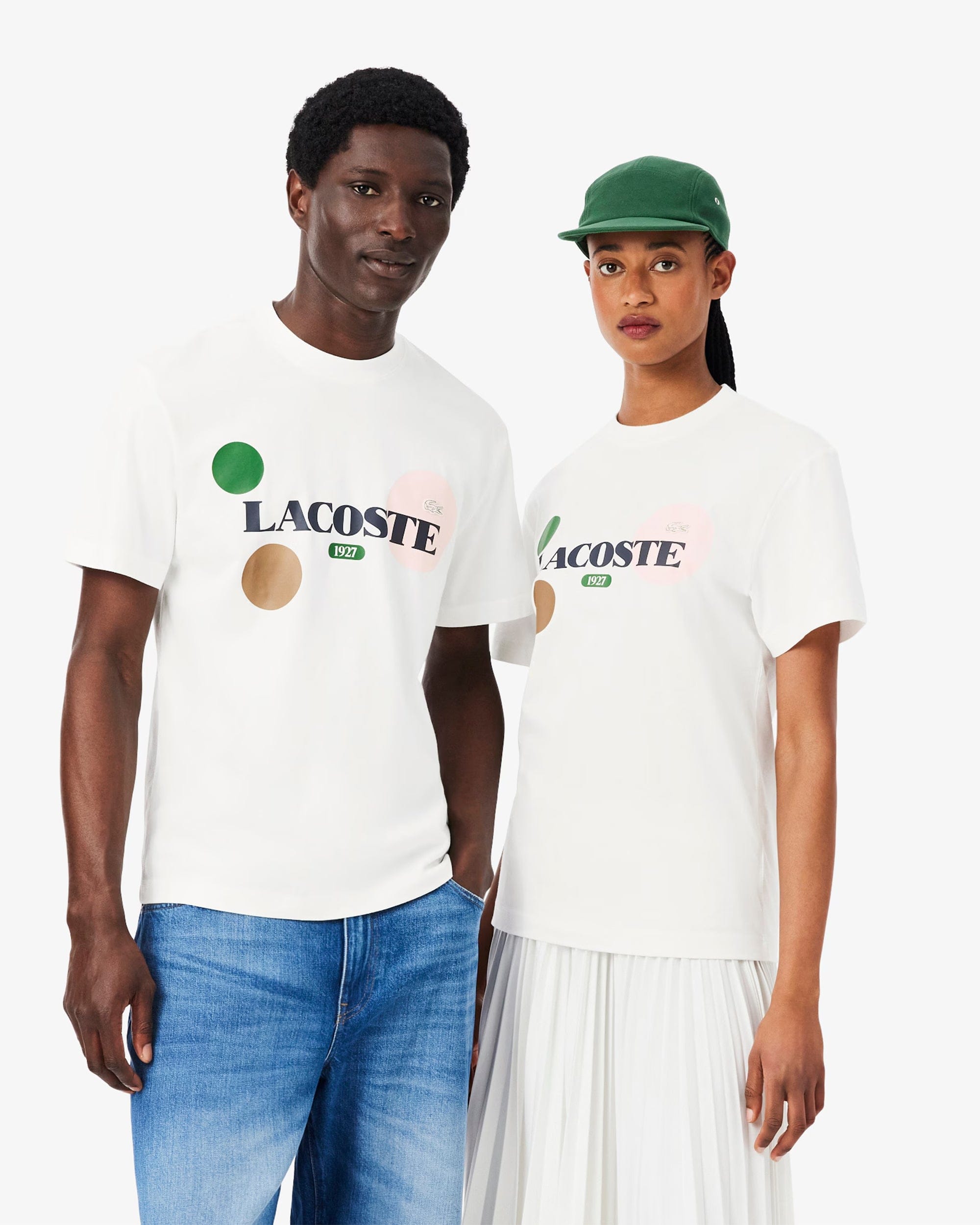 Lacoste Camiseta con gráfico Relaxed Lacoste Runway para hombre