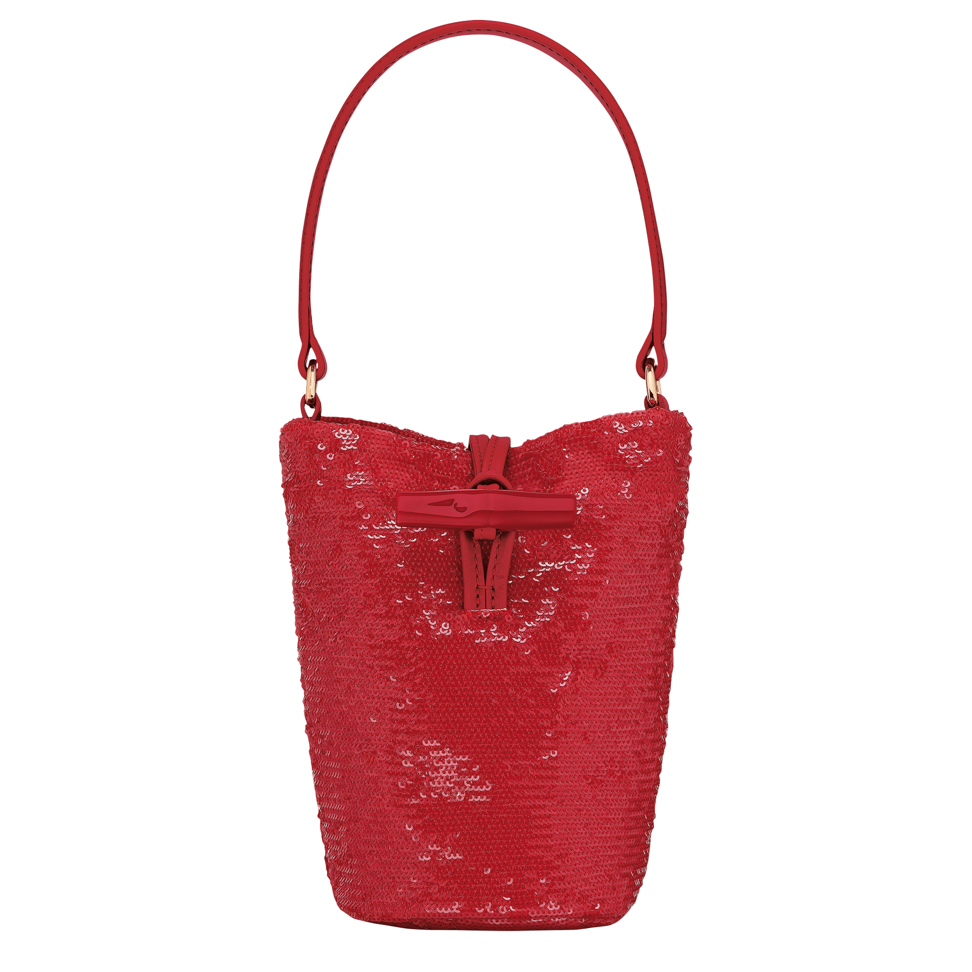 Long Champ Longchamp Le Roseau Handbag Red