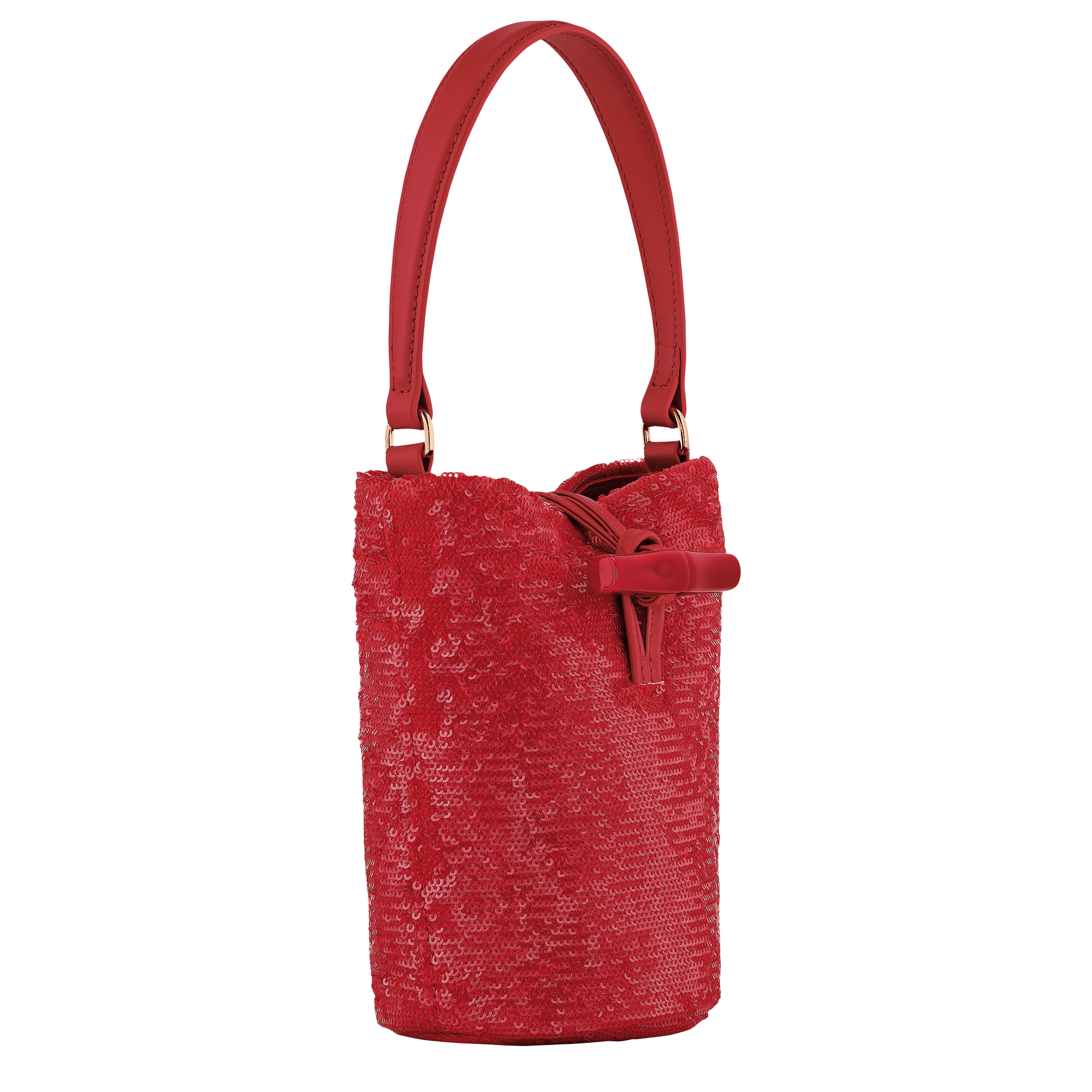Long Champ Longchamp Le Roseau Handbag Red