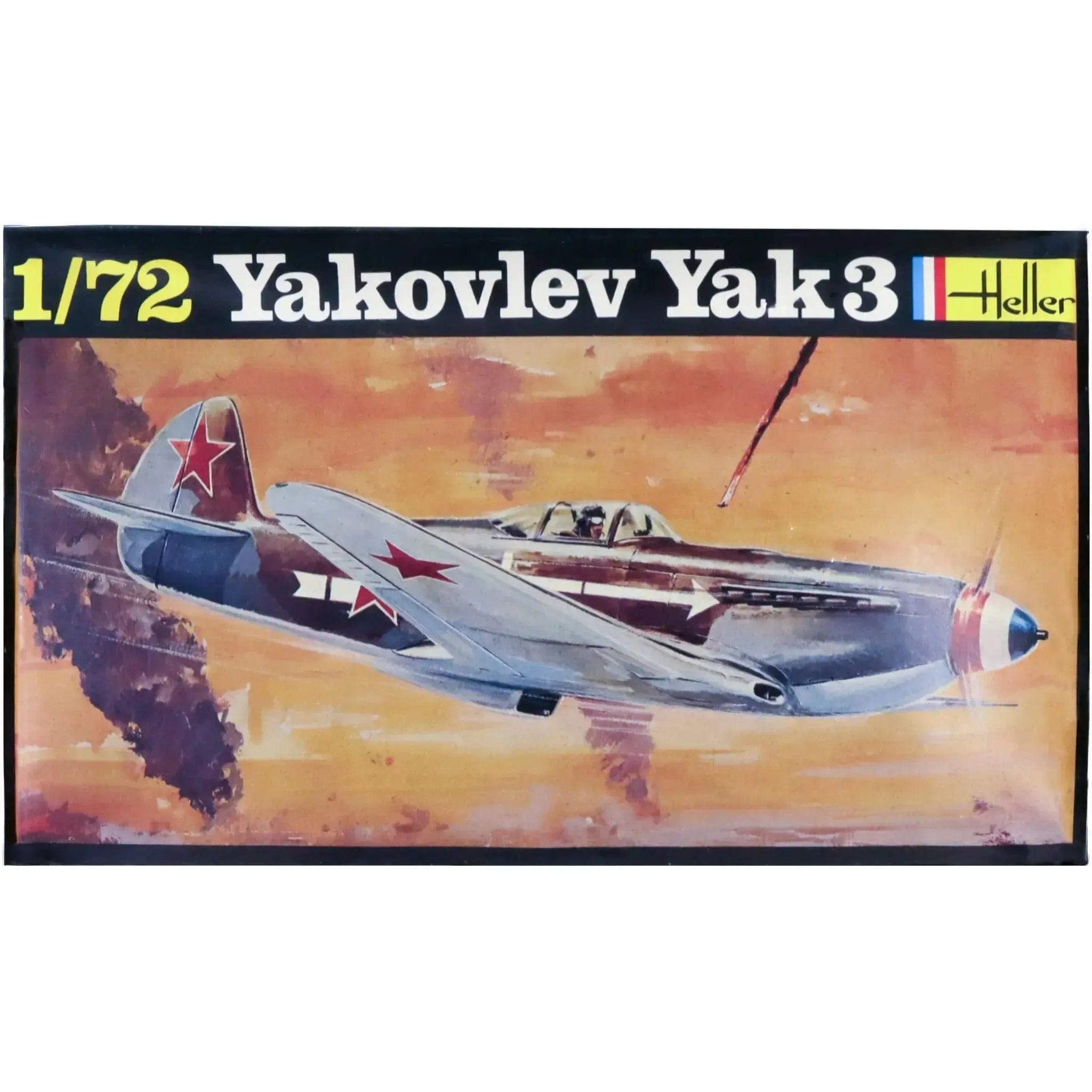 Heller The Soviet Air Force - Yakovlev Yak - 3 Normandie - Niemen Military Plane Model Kit (1:72 Scale, Plastic) - Heller