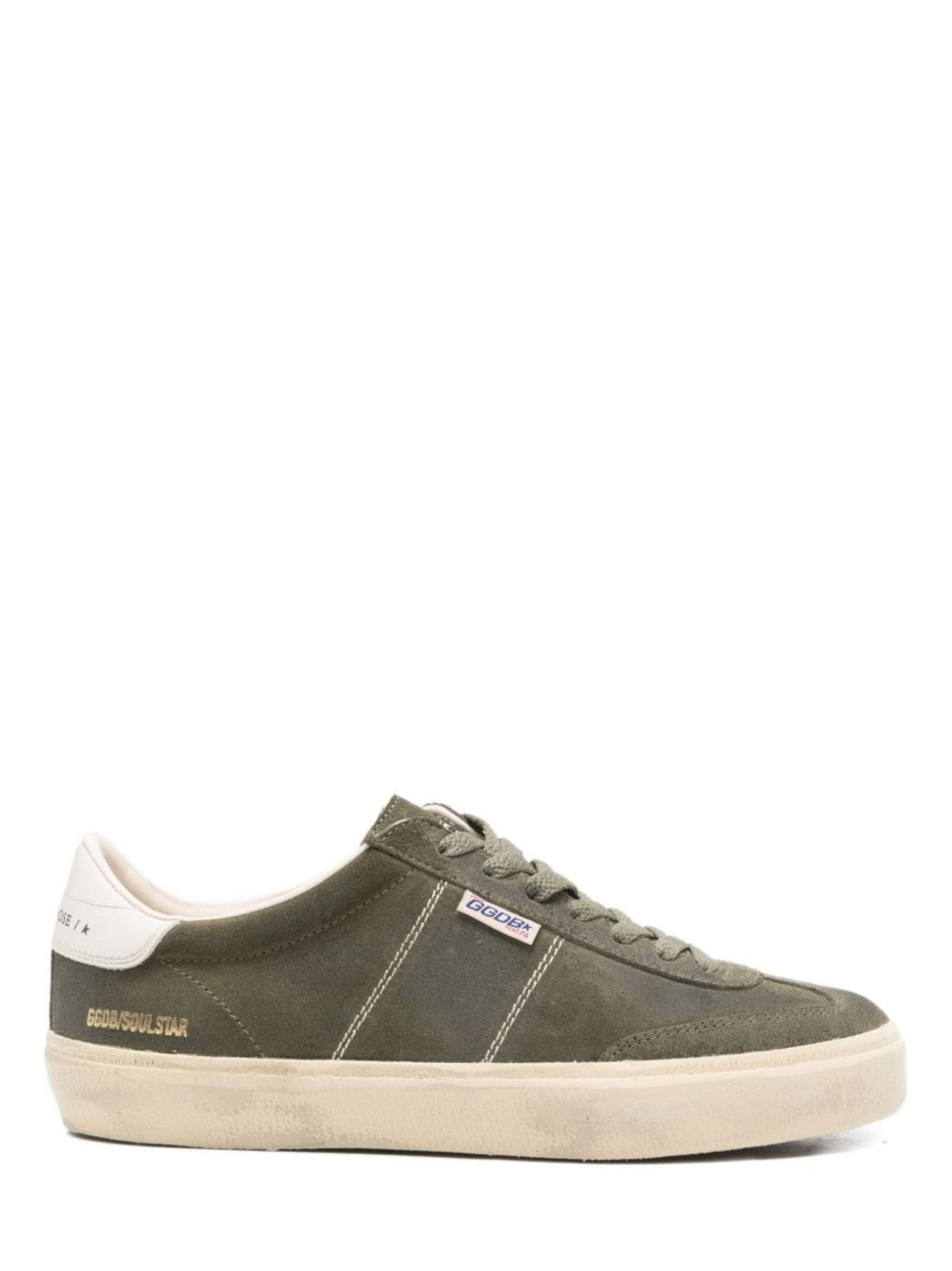 Vintage Green Vintage Suede Low - Top Sneakers