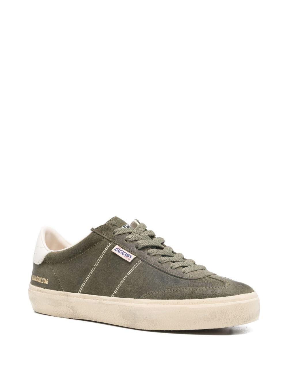 Vintage Green Vintage Suede Low - Top Sneakers