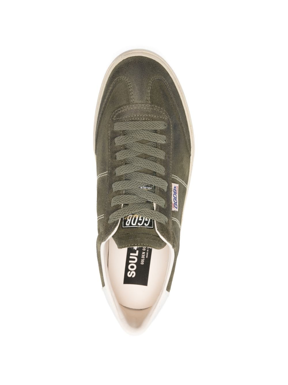 Vintage Green Vintage Suede Low - Top Sneakers