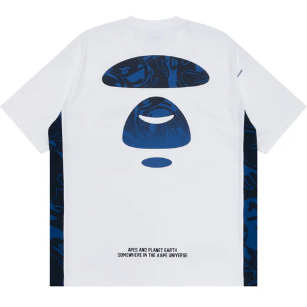 BAPE A BATHING APE MOONFACE LOGO T-Shirt