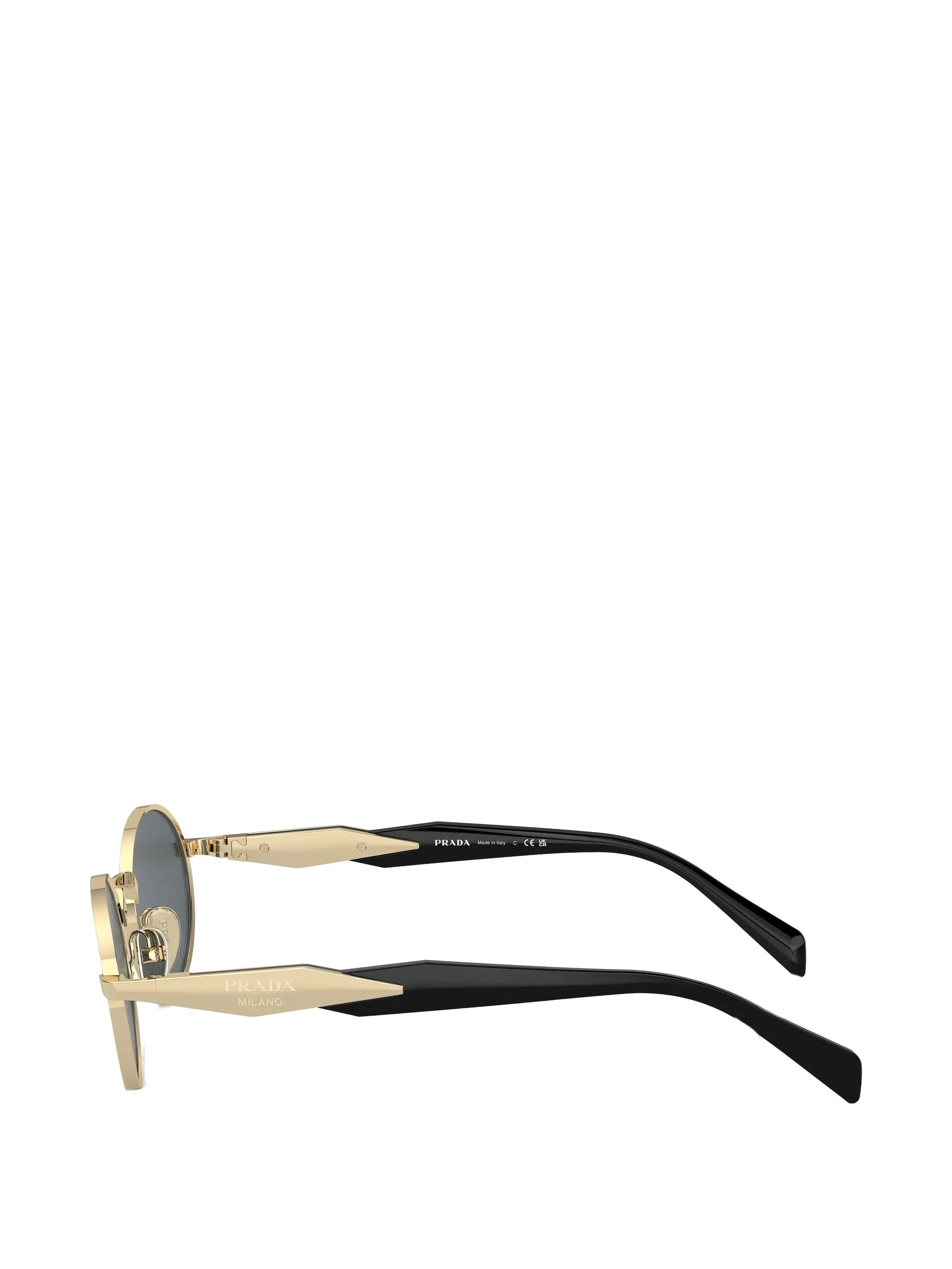Prada Eyewear oval - frame tinted sunglasses