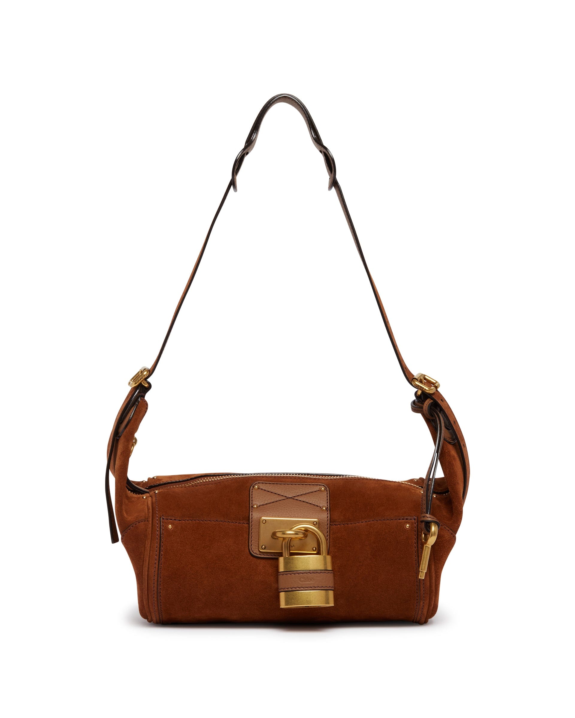 Chloe Borsa Paddington A Tracolla In Suede Marrone