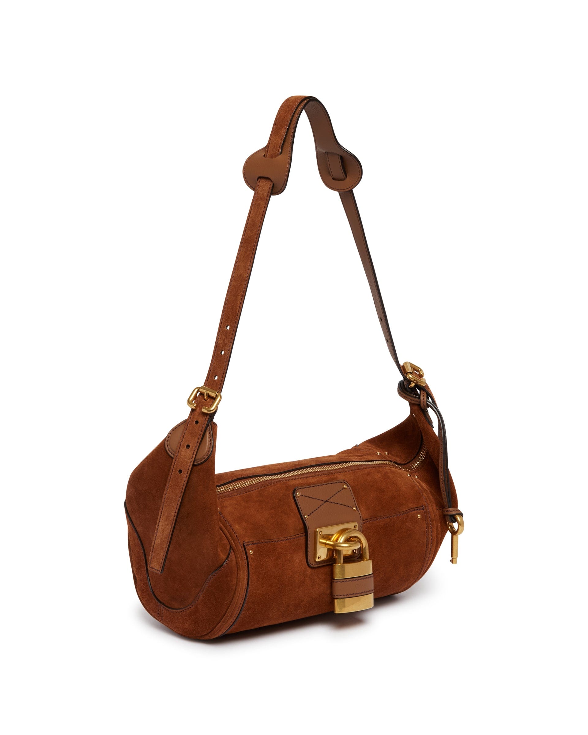 Chloe Borsa Paddington A Tracolla In Suede Marrone