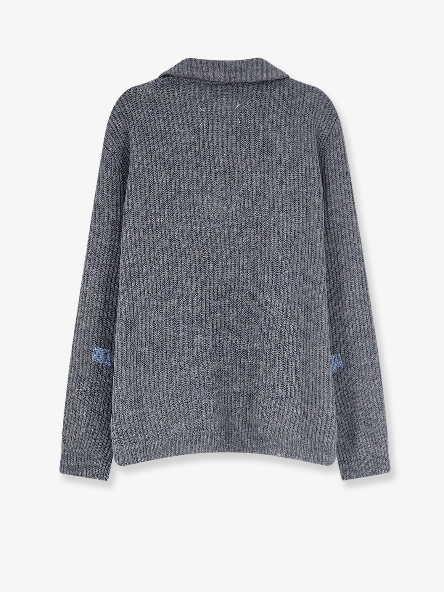 Maison Margiela Ribbed linen and wool blend sweater
