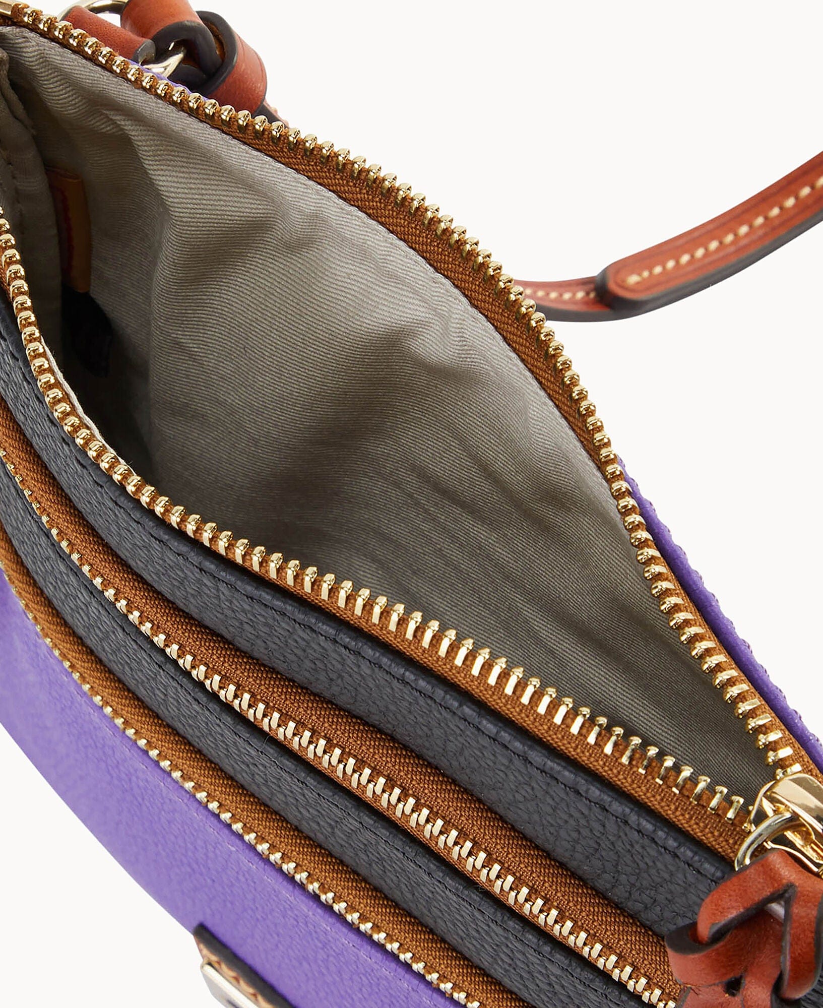 Dooney & Bourke NFL Ravens Triple Zip Crossbody