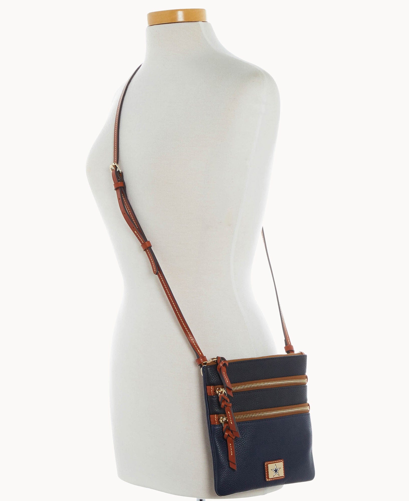 Dooney & Bourke NFL Cowboys Triple Zip Crossbody
