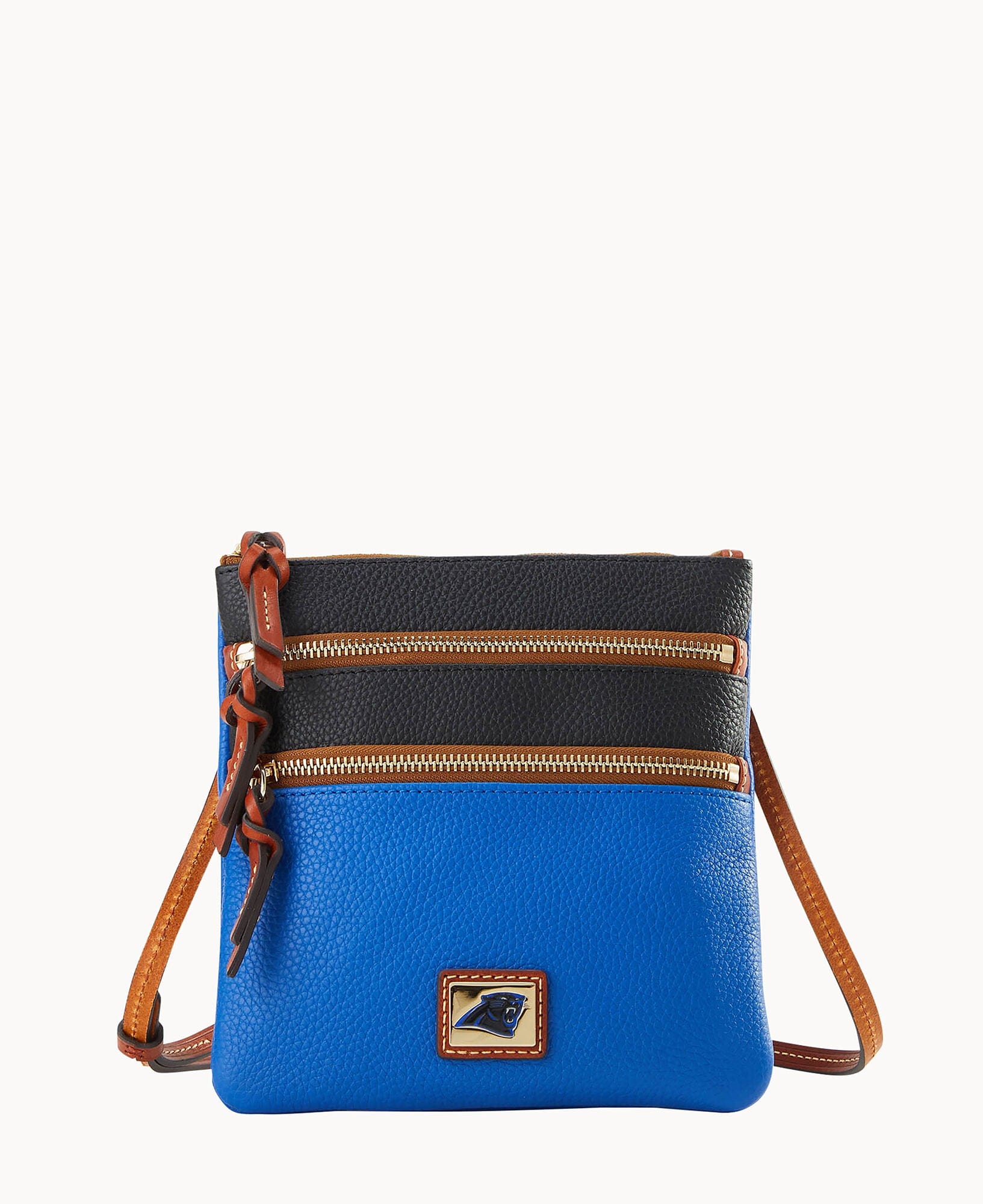 Dooney & Bourke NFL Panthers Triple Zip Crossbody