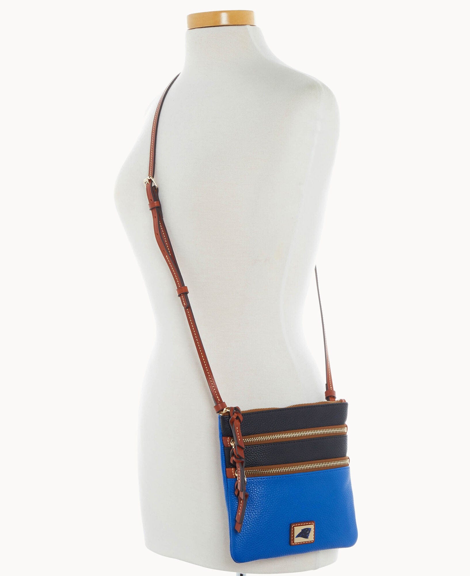 Dooney & Bourke NFL Panthers Triple Zip Crossbody