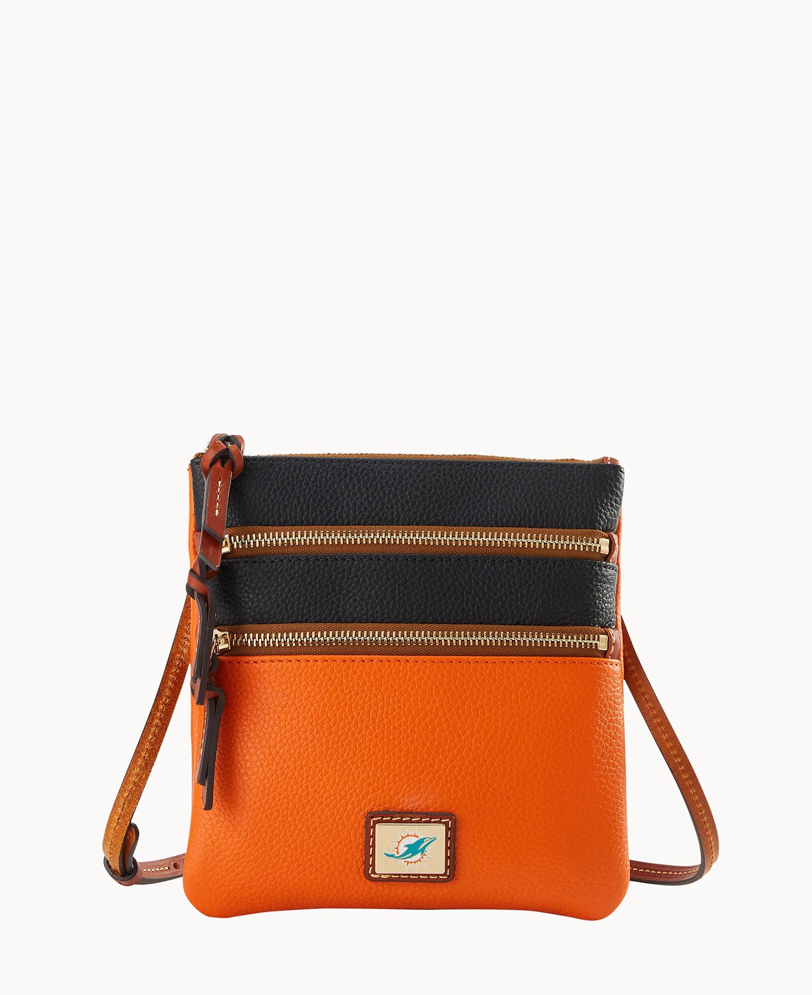 Dooney & Bourke NFL Dolphins Triple Zip Crossbody