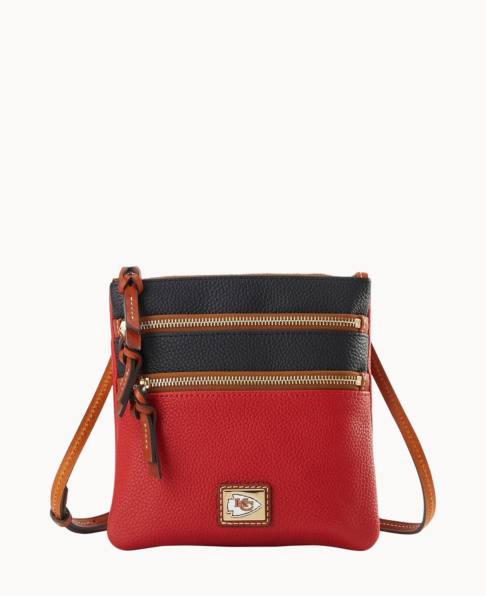 Dooney & Bourke NFL Chiefs Triple Zip Crossbody
