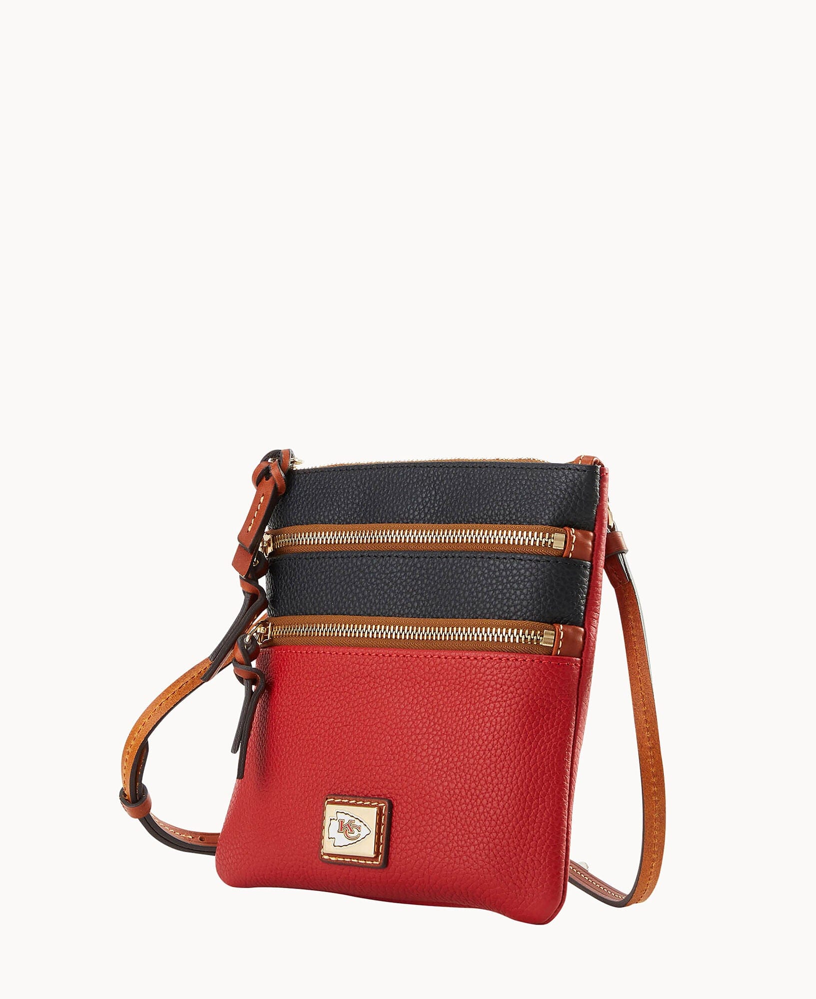 Dooney & Bourke NFL Chiefs Triple Zip Crossbody