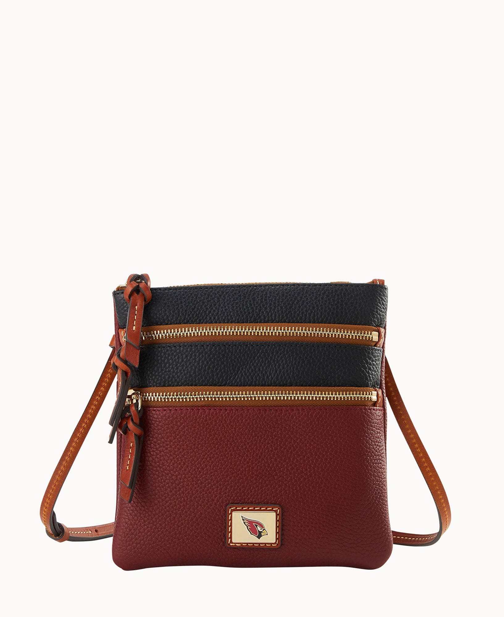 Dooney & Bourke NFL AZ Cardinals Triple Zip Crossbody