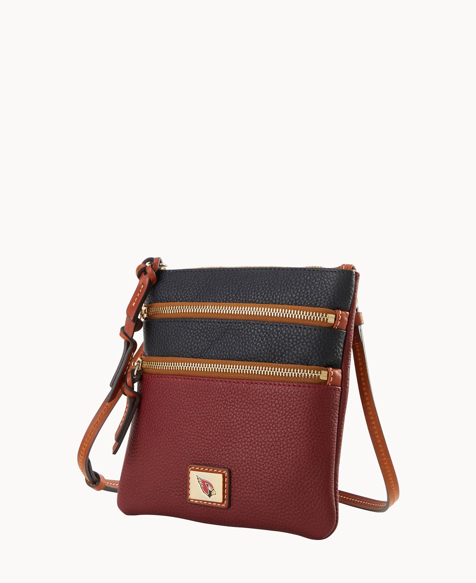 Dooney & Bourke NFL AZ Cardinals Triple Zip Crossbody
