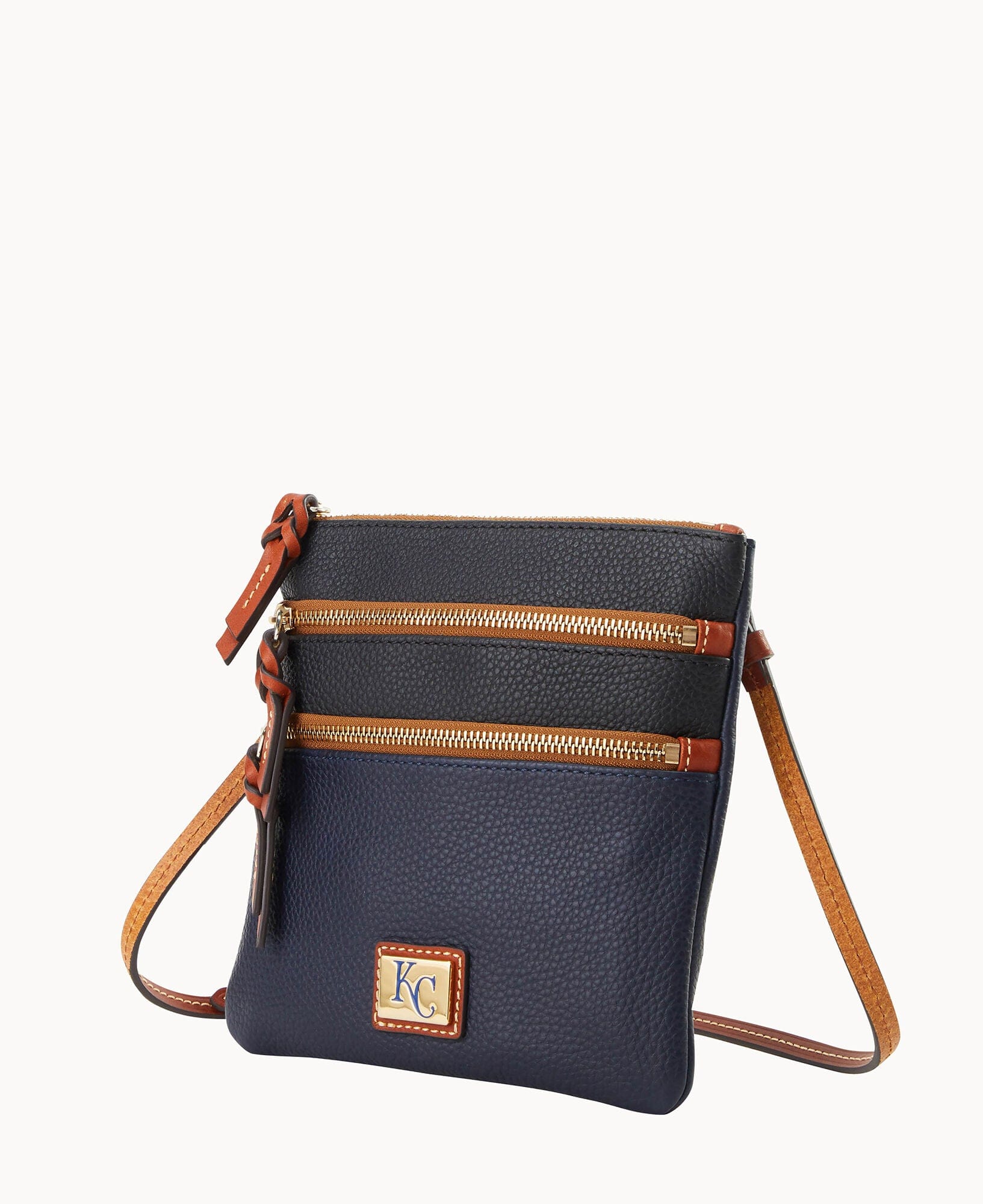 Dooney & Bourke MLB Royals Triple Zip Crossbody