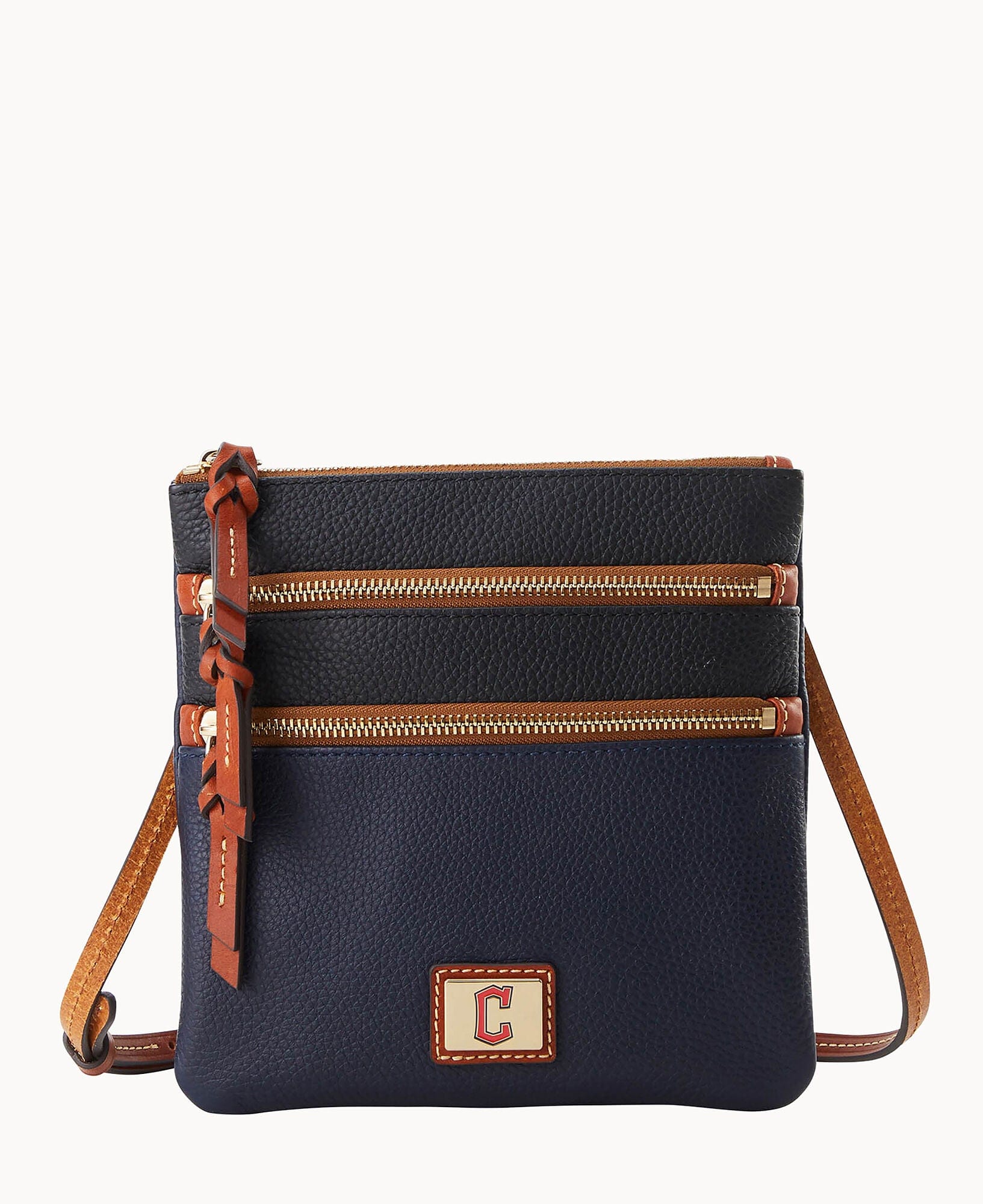 Dooney & Bourke MLB Guardians Triple Zip Crossbody