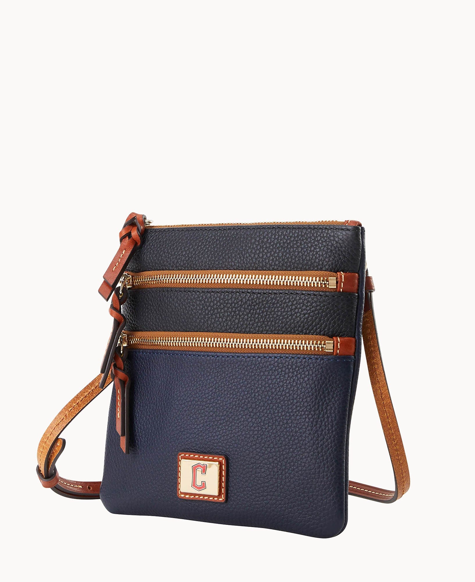 Dooney & Bourke MLB Guardians Triple Zip Crossbody