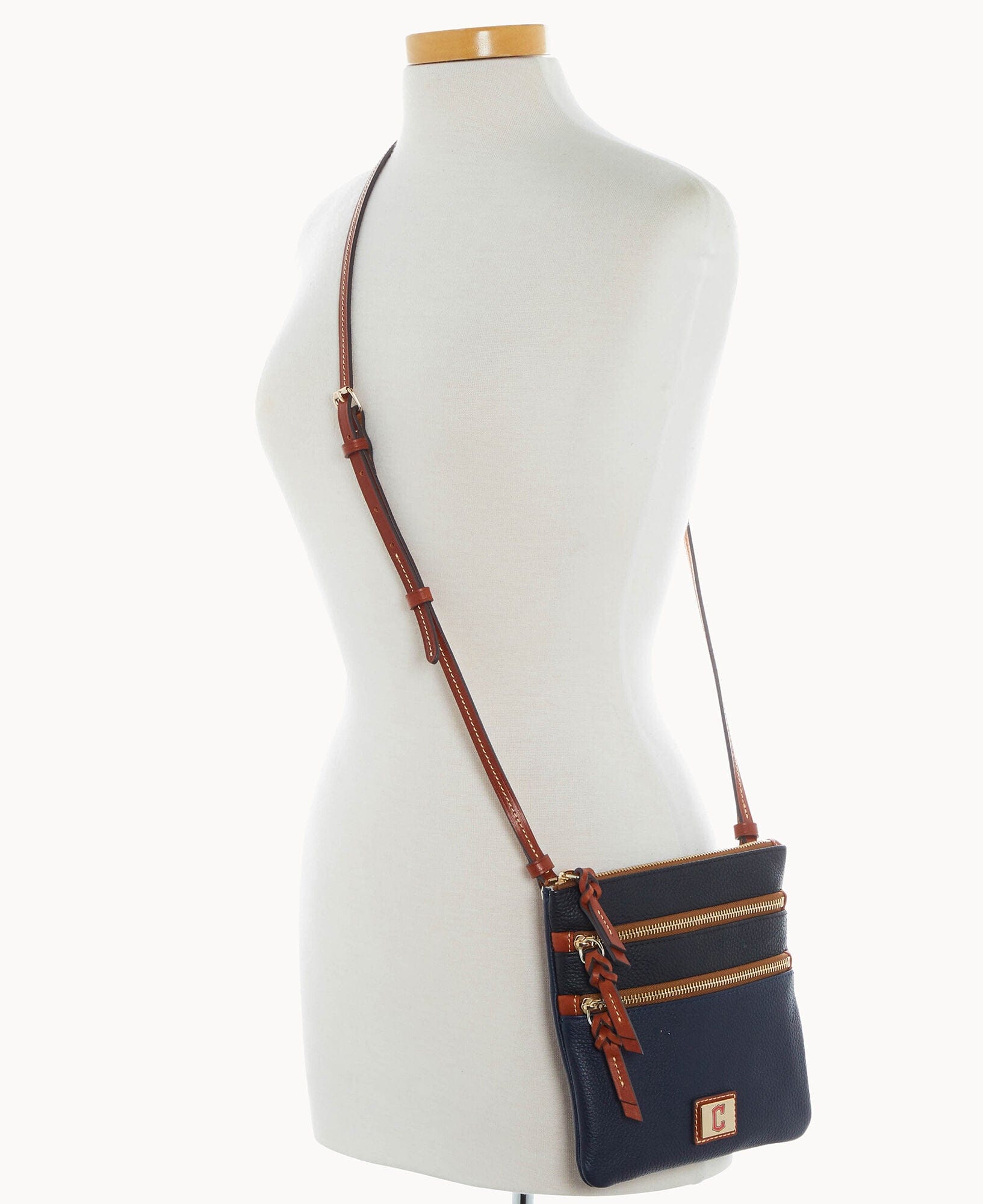 Dooney & Bourke MLB Guardians Triple Zip Crossbody