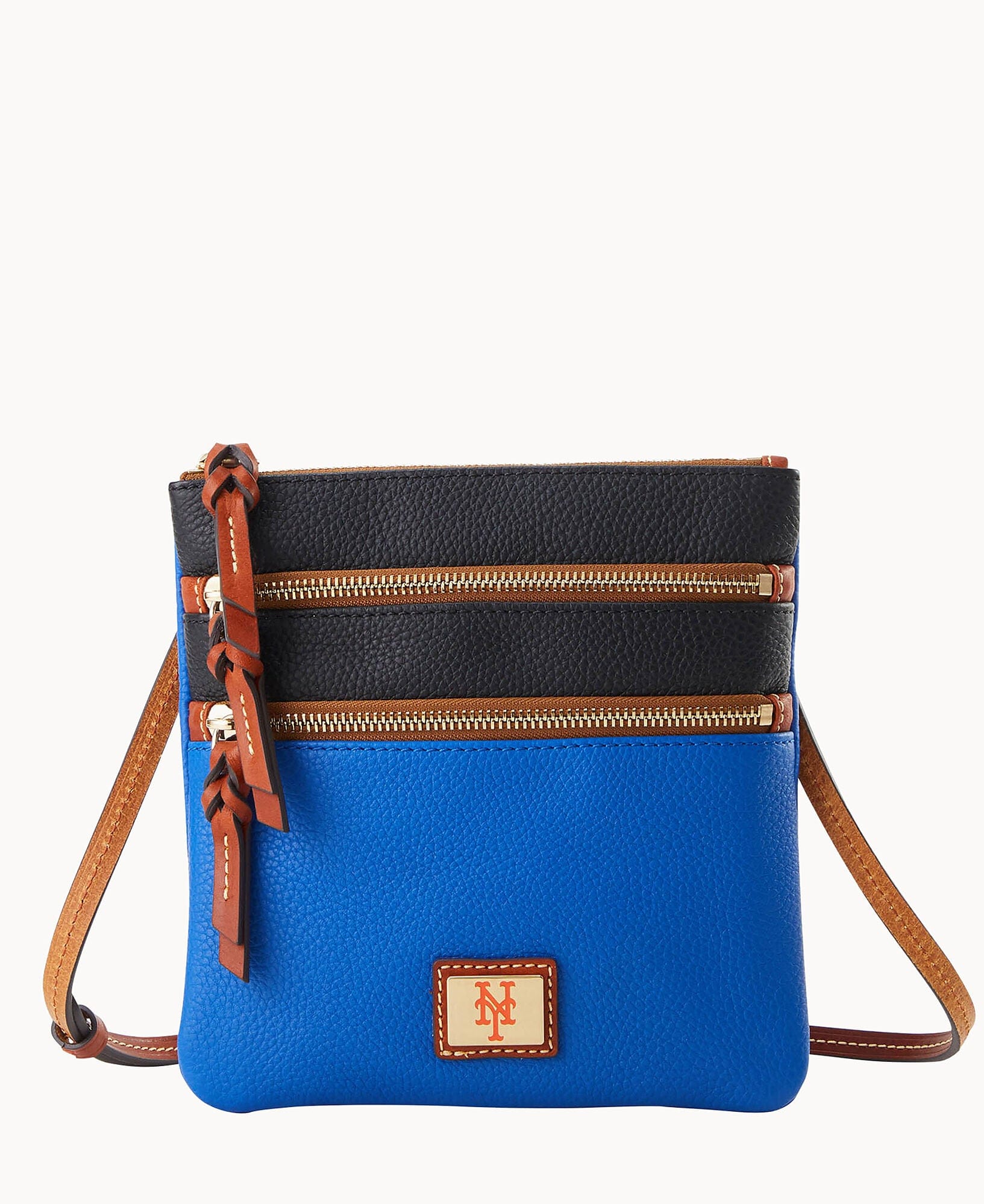 Dooney & Bourke MLB Mets Triple Zip Crossbody