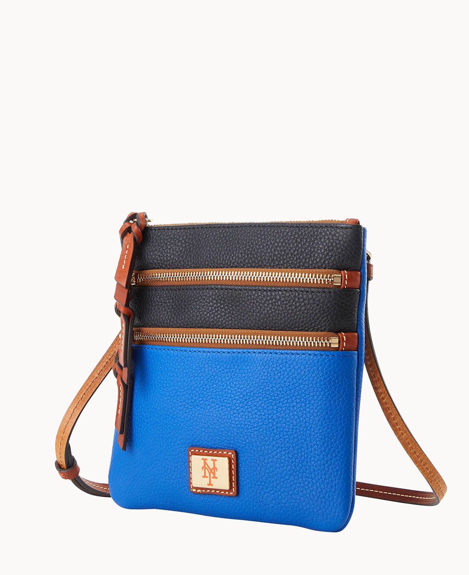 Dooney & Bourke MLB Mets Triple Zip Crossbody