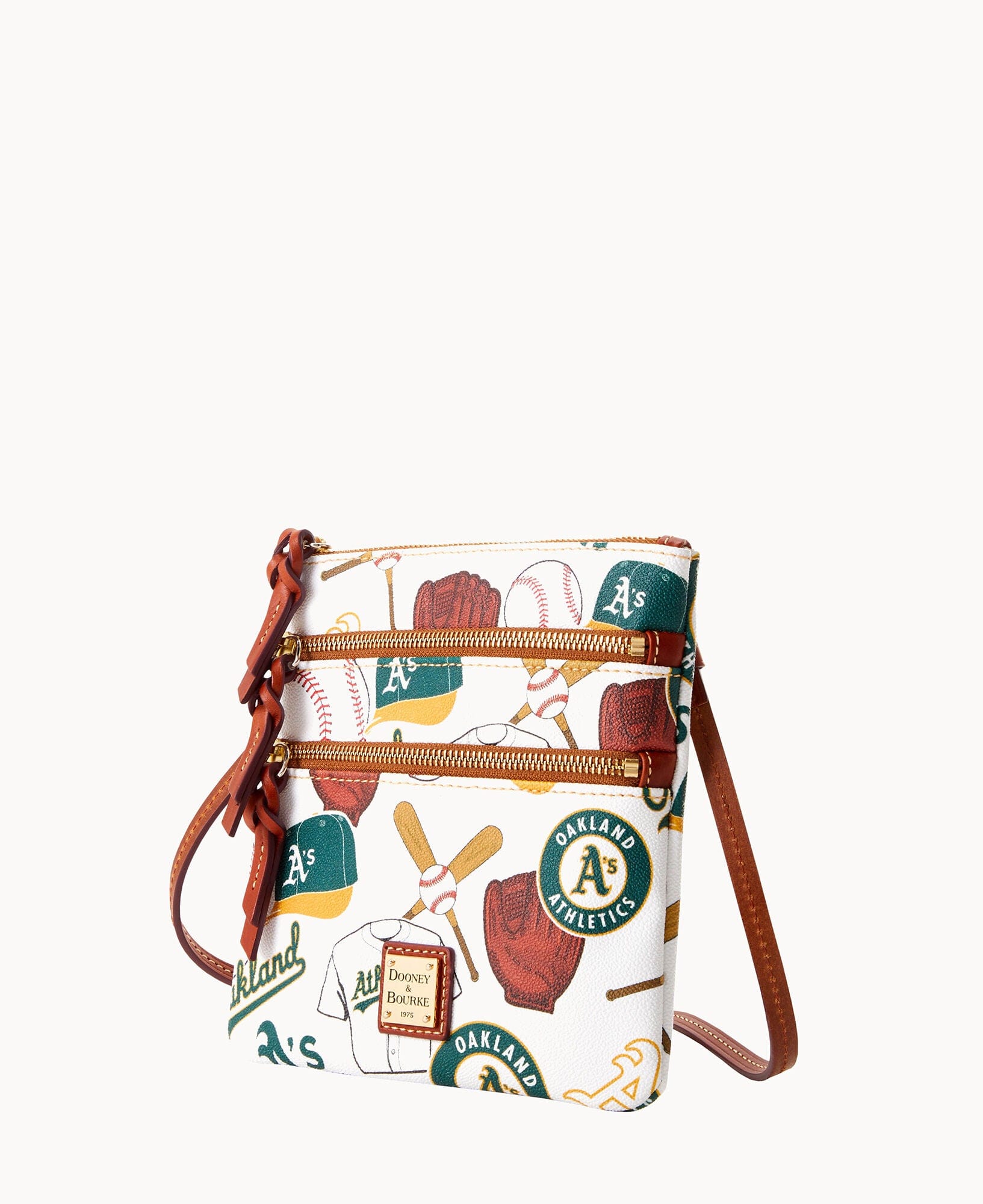 Dooney & Bourke MLB Athletics Triple Zip Crossbody