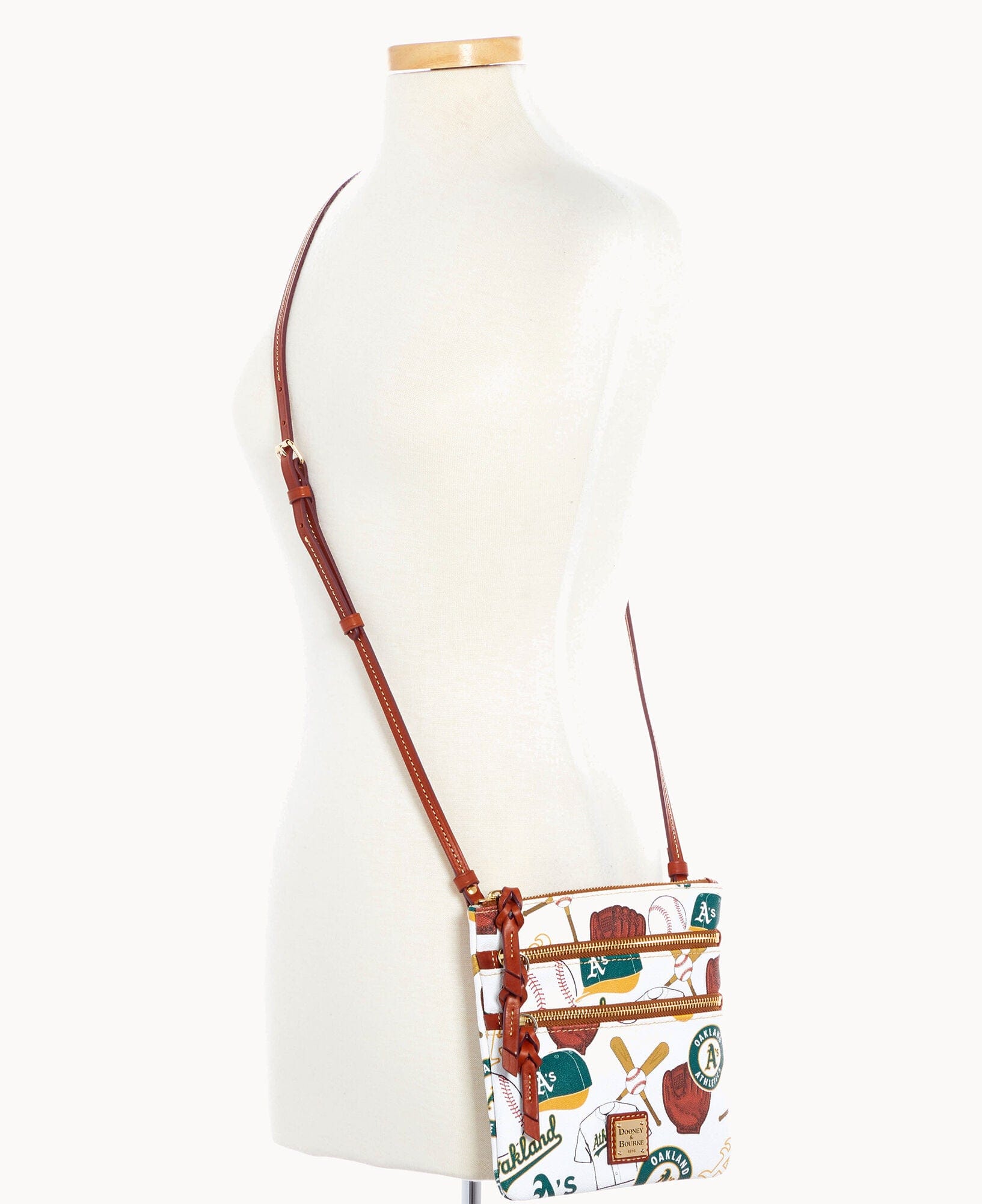 Dooney & Bourke MLB Athletics Triple Zip Crossbody
