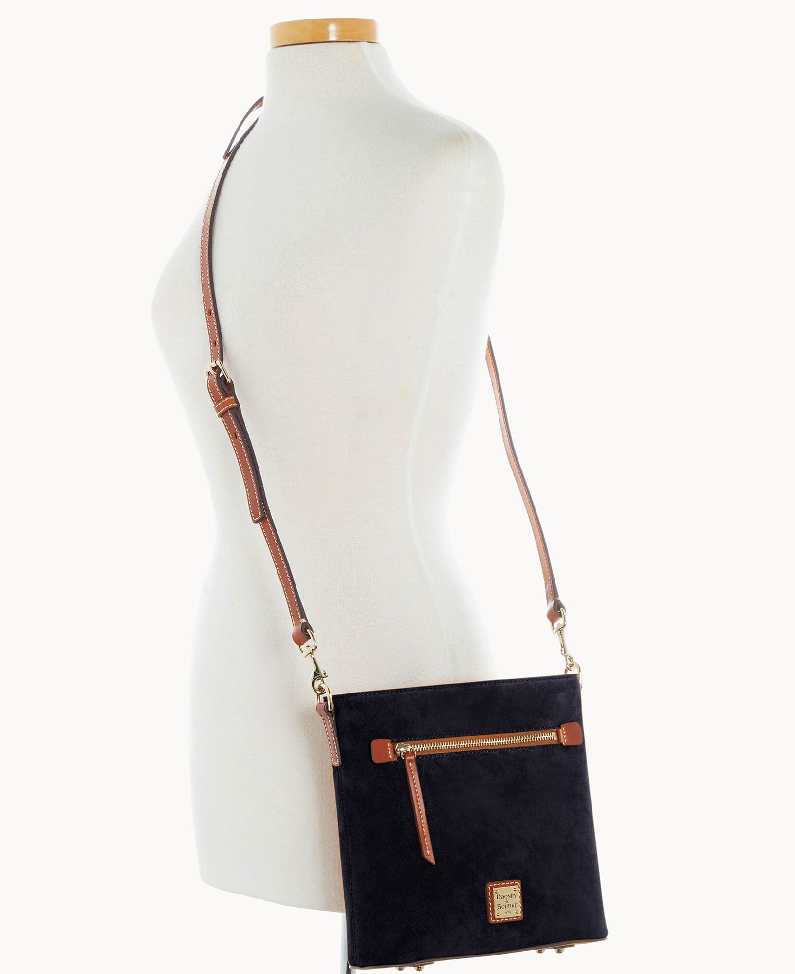 Dooney & Bourke Suede Zip Crossbody