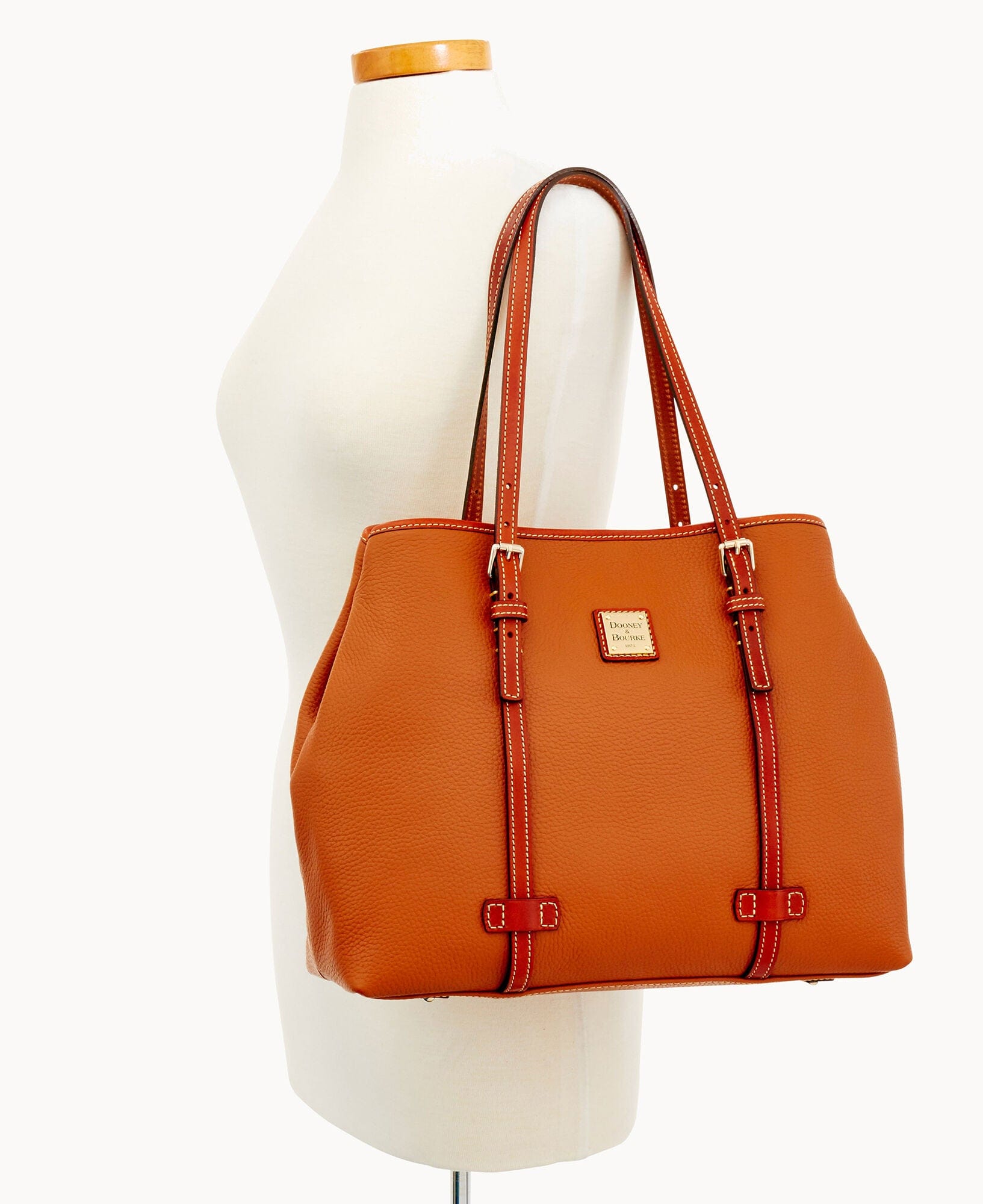 Dooney & Bourke Pebble Grain Side Snap Tote