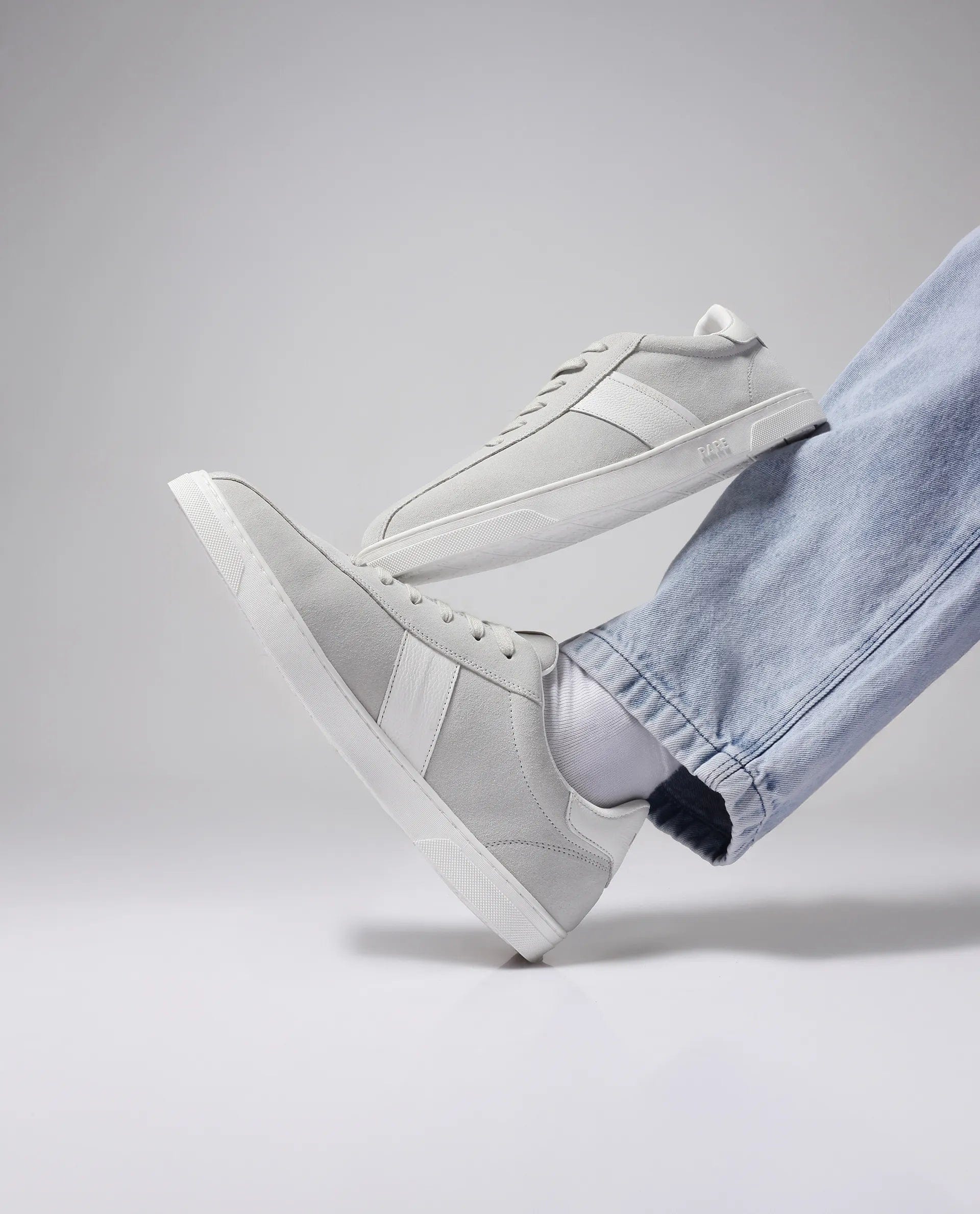 RAREZ Rare Rabbit Men Classo Grey Lace - Up Closure Sneaker