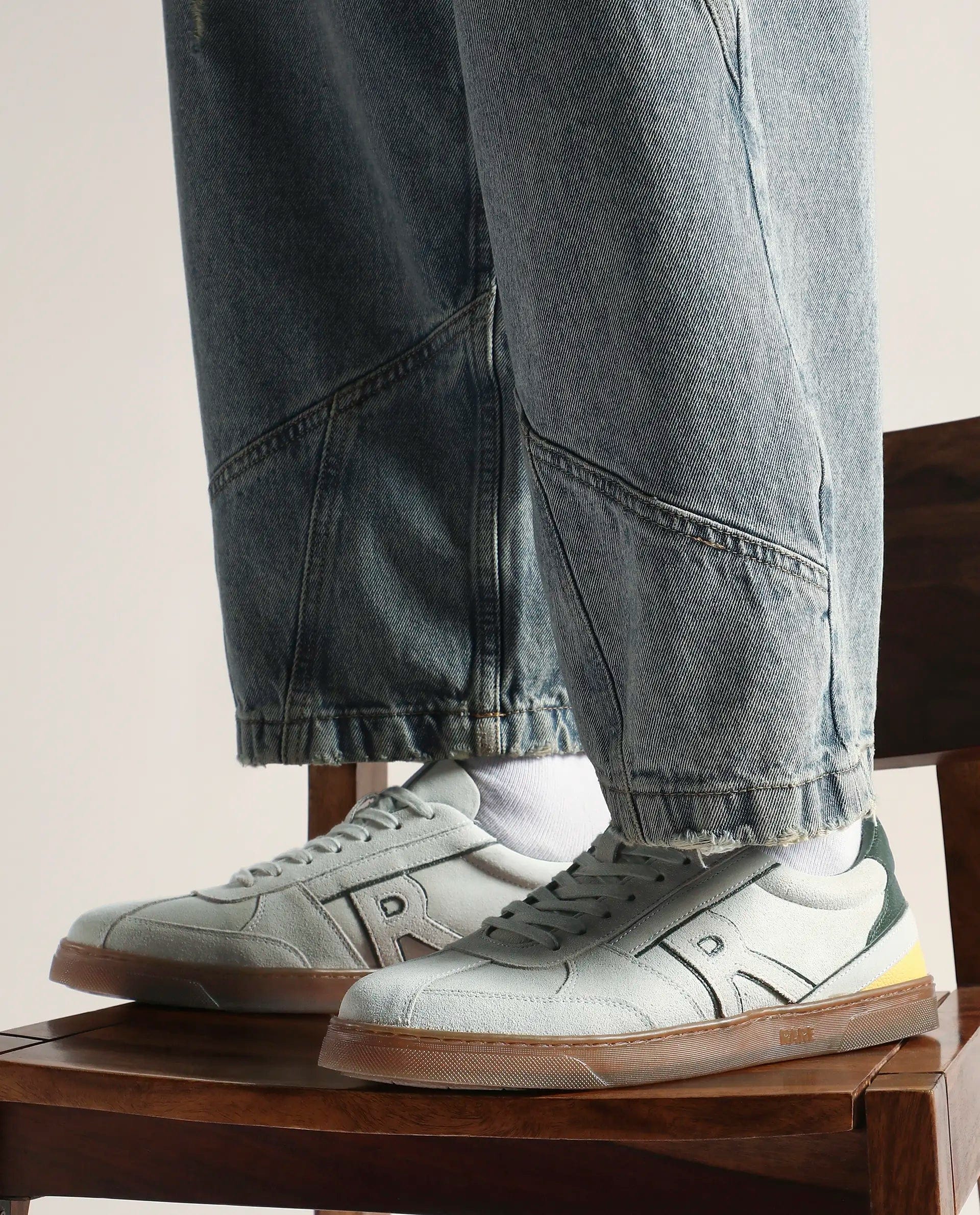 RAREZ Rare Rabbit Men Duai Biege Lace - Up Closure Sneaker
