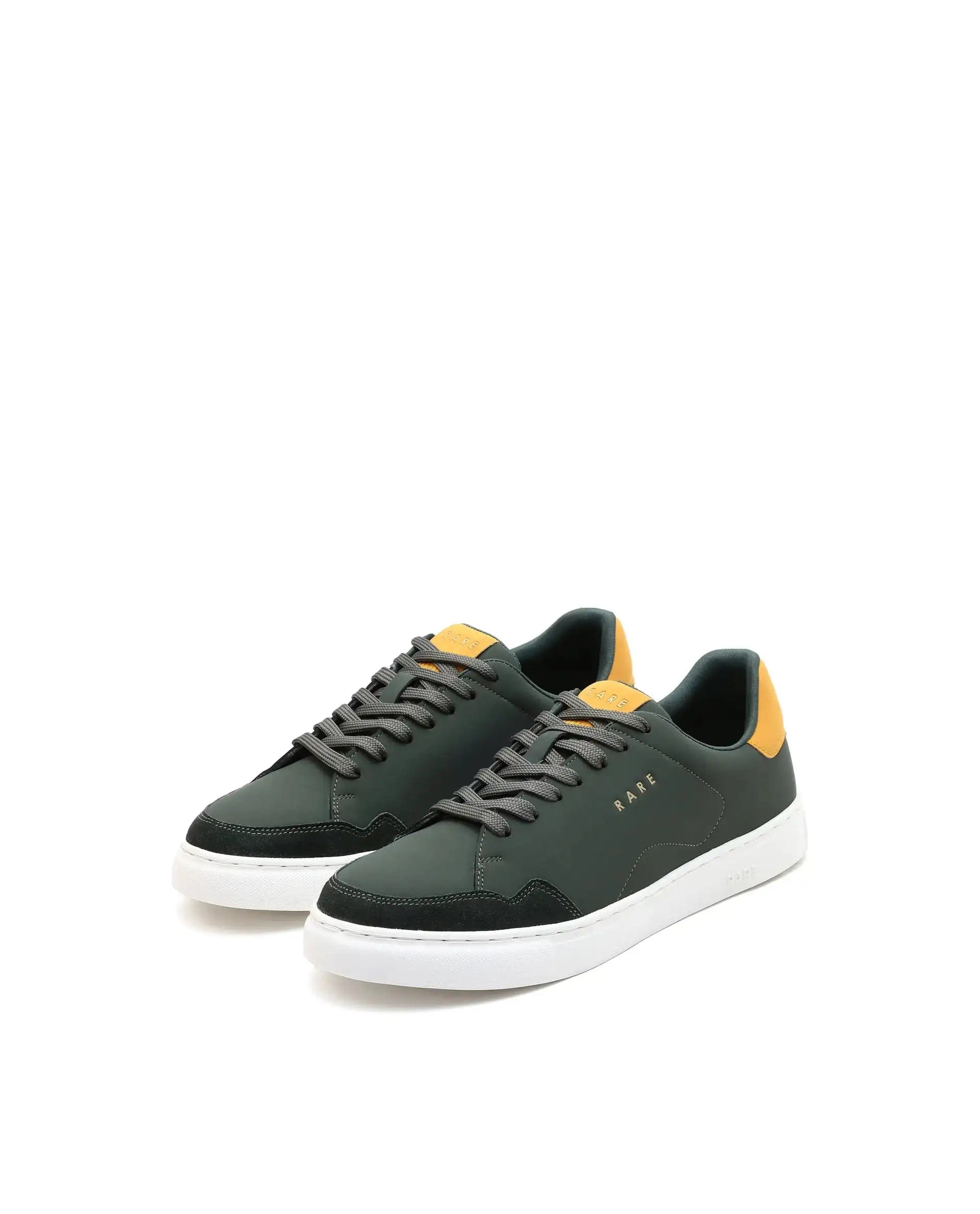 RAREZ Rare Rabbit Men's Mawi Olive Micro Fiber Causal Sneaker