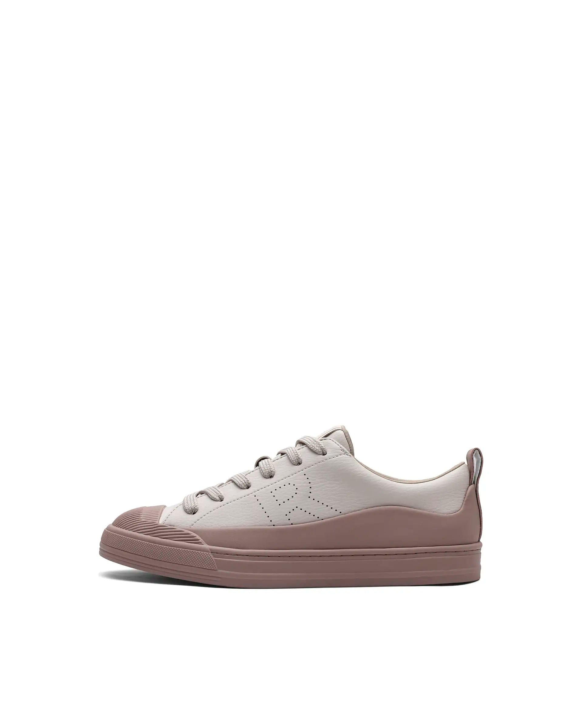 RAREZ Rare Rabbit Men's Sauron Wave 24 Light Beige Micro Leather Sneaker