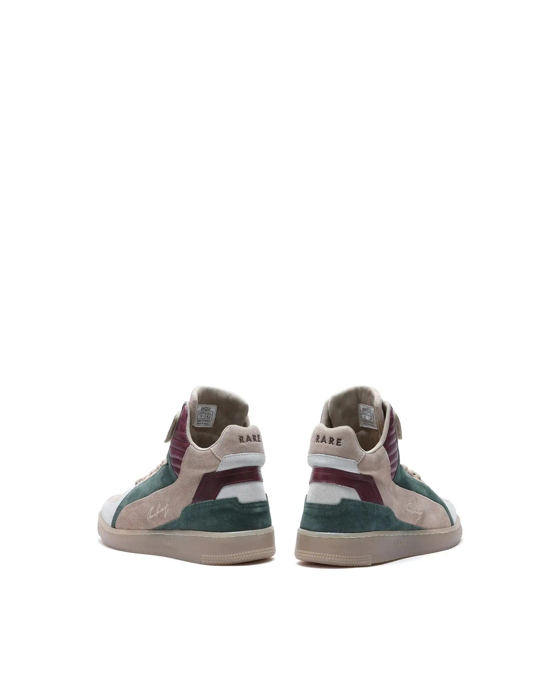 RAREZ Rare Rabbit Men's Bacu Beige Lace - Up Suede Leather Closure Sneakers