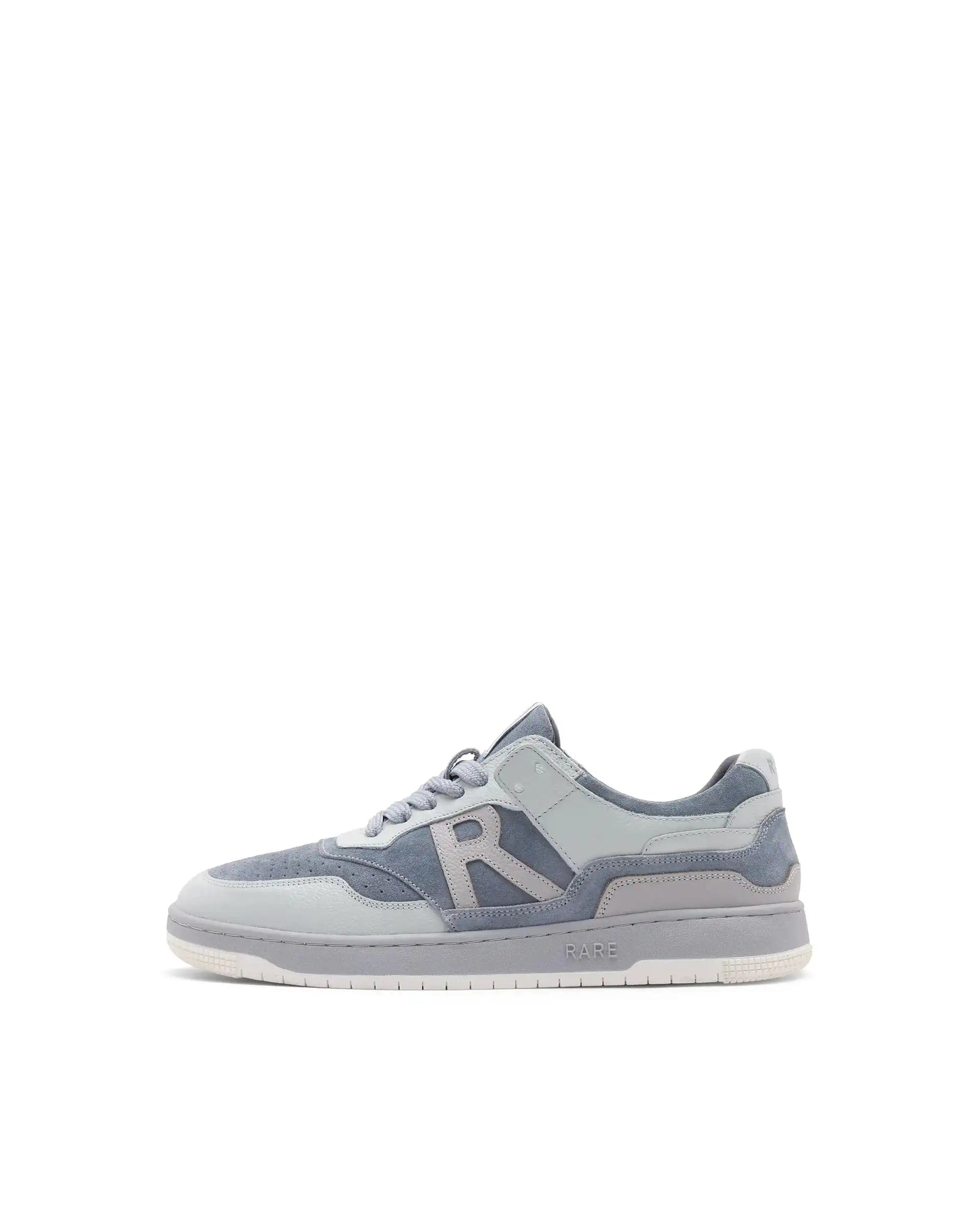 RAREZ Rare Rabbit Men's Gabbs Grey Plain Shoes