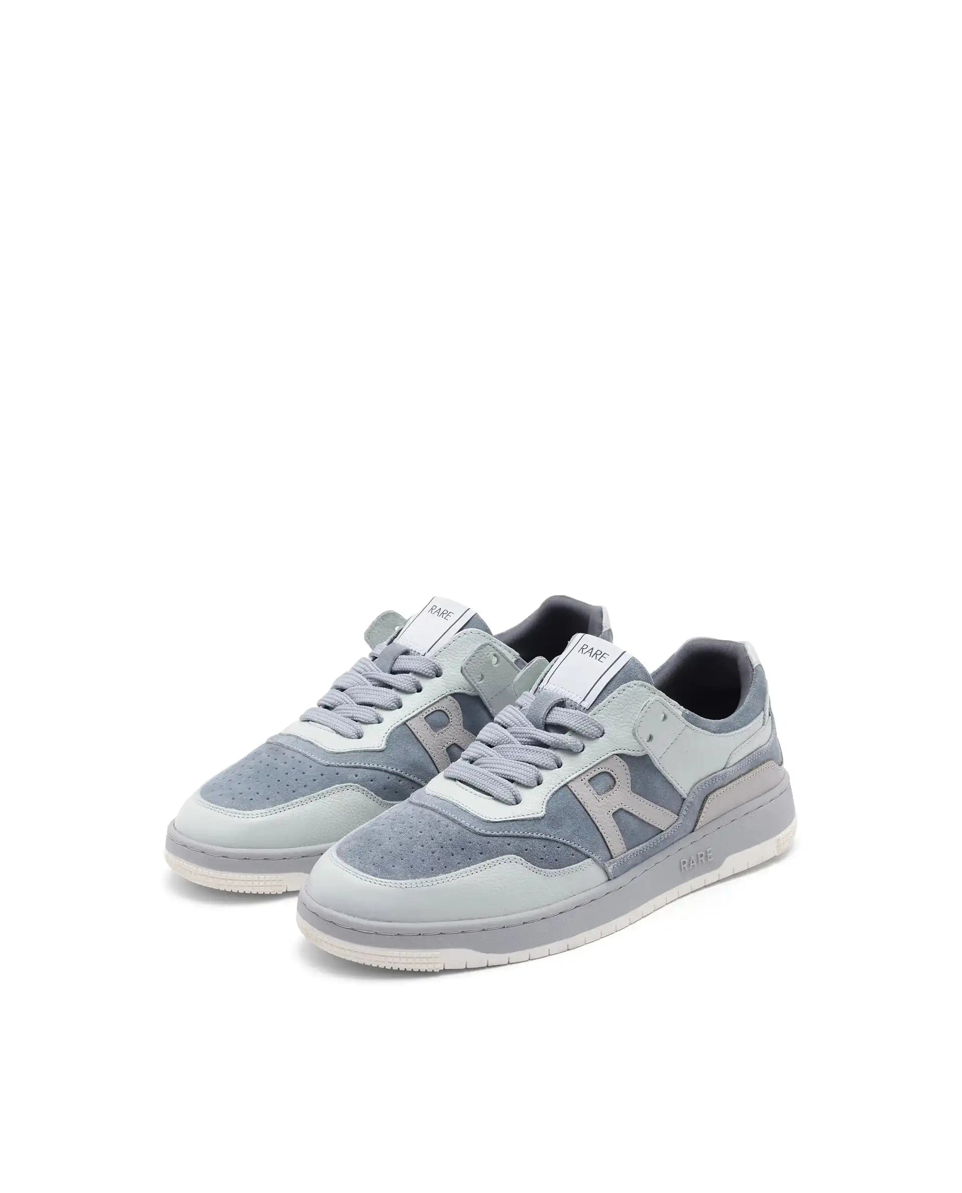 RAREZ Rare Rabbit Men's Gabbs Grey Plain Shoes