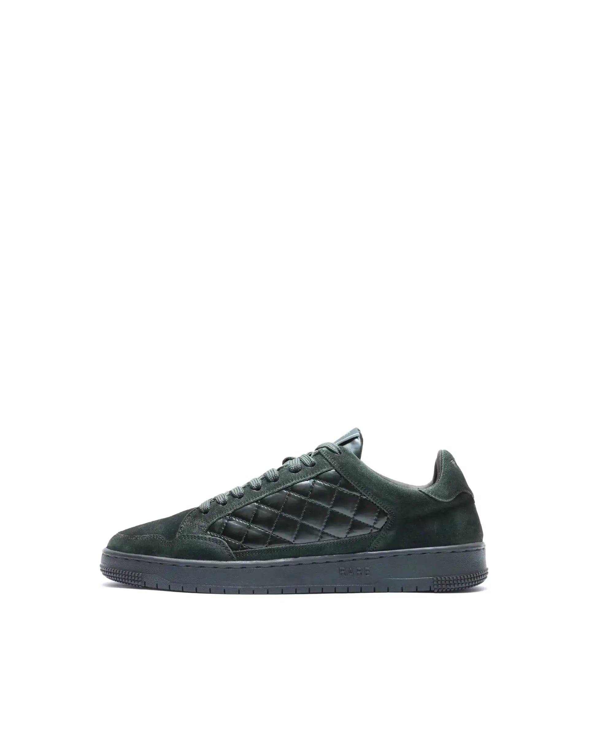RAREZ Rare Rabbit Men's Omega Olive Suede Lace - Up Closure Sneaker