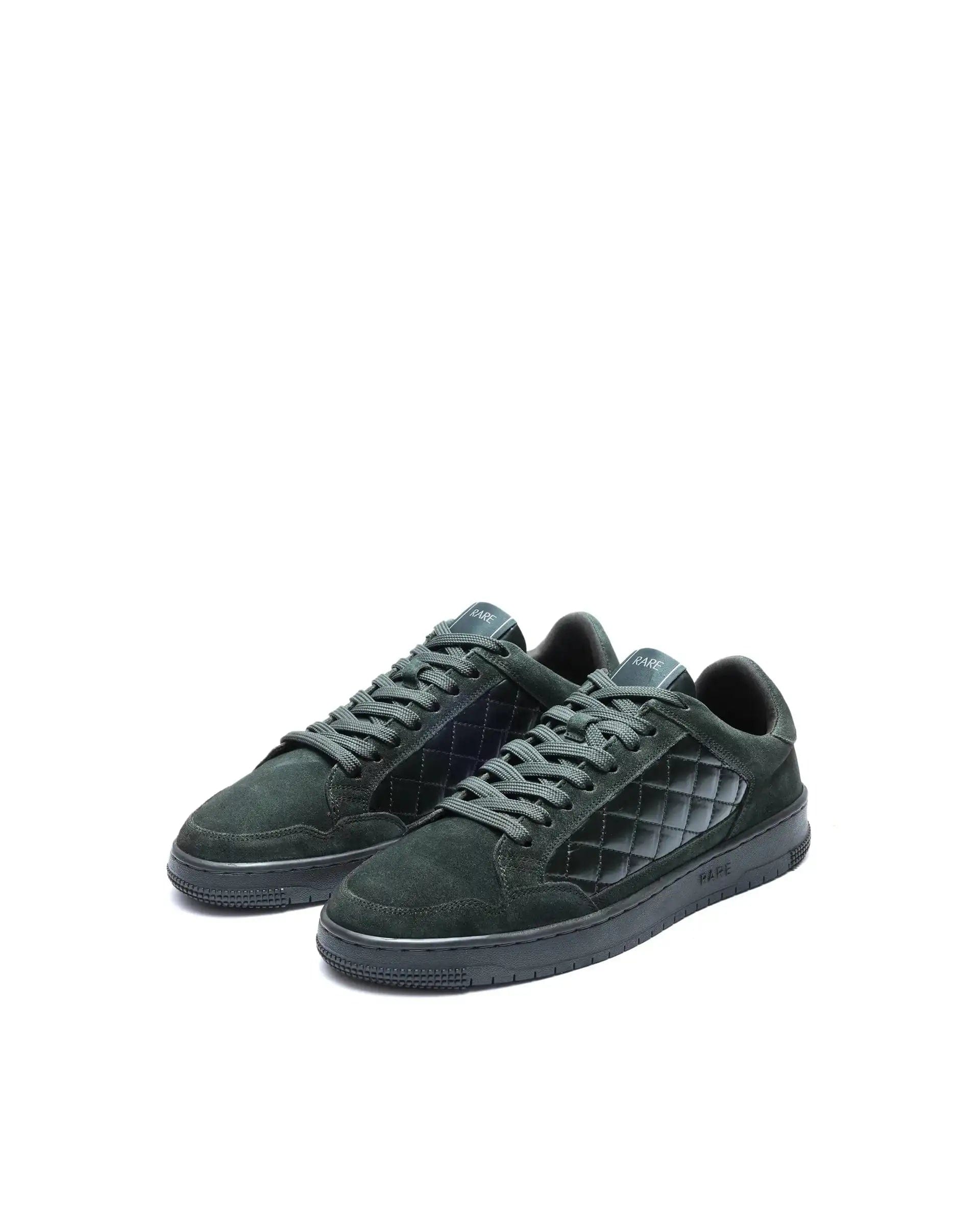 RAREZ Rare Rabbit Men's Omega Olive Suede Lace - Up Closure Sneaker
