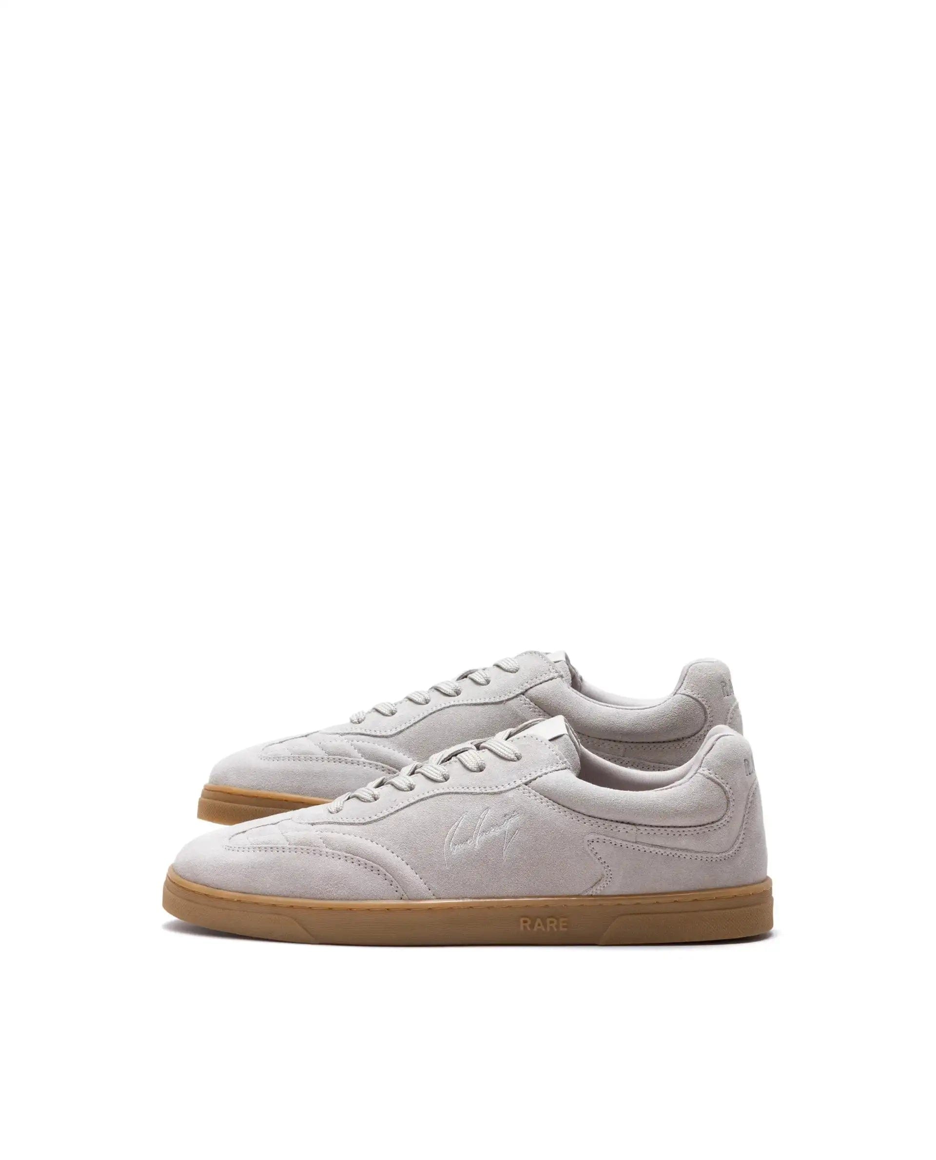 RAREZ Rare Rabbit Men's Burnie Grey Lace - Up Closure Suede Sneaker