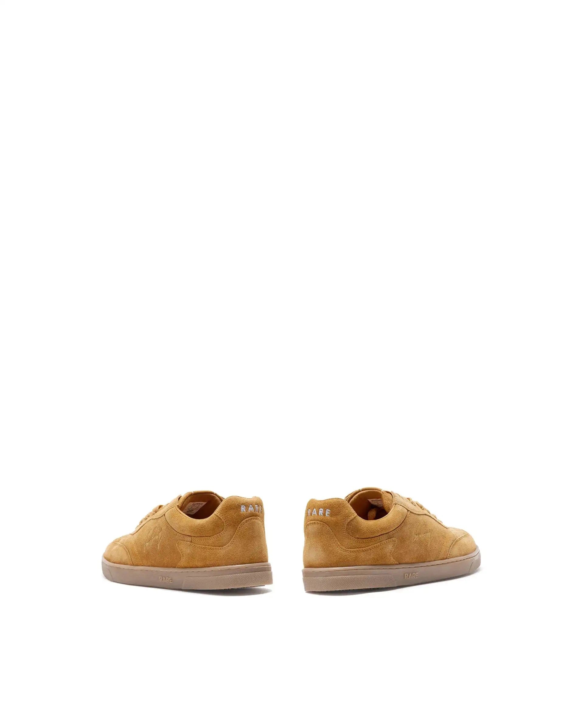 RAREZ Rare Rabbit Men's Burnie Mustard Lace - Up Closure Suede Sneaker
