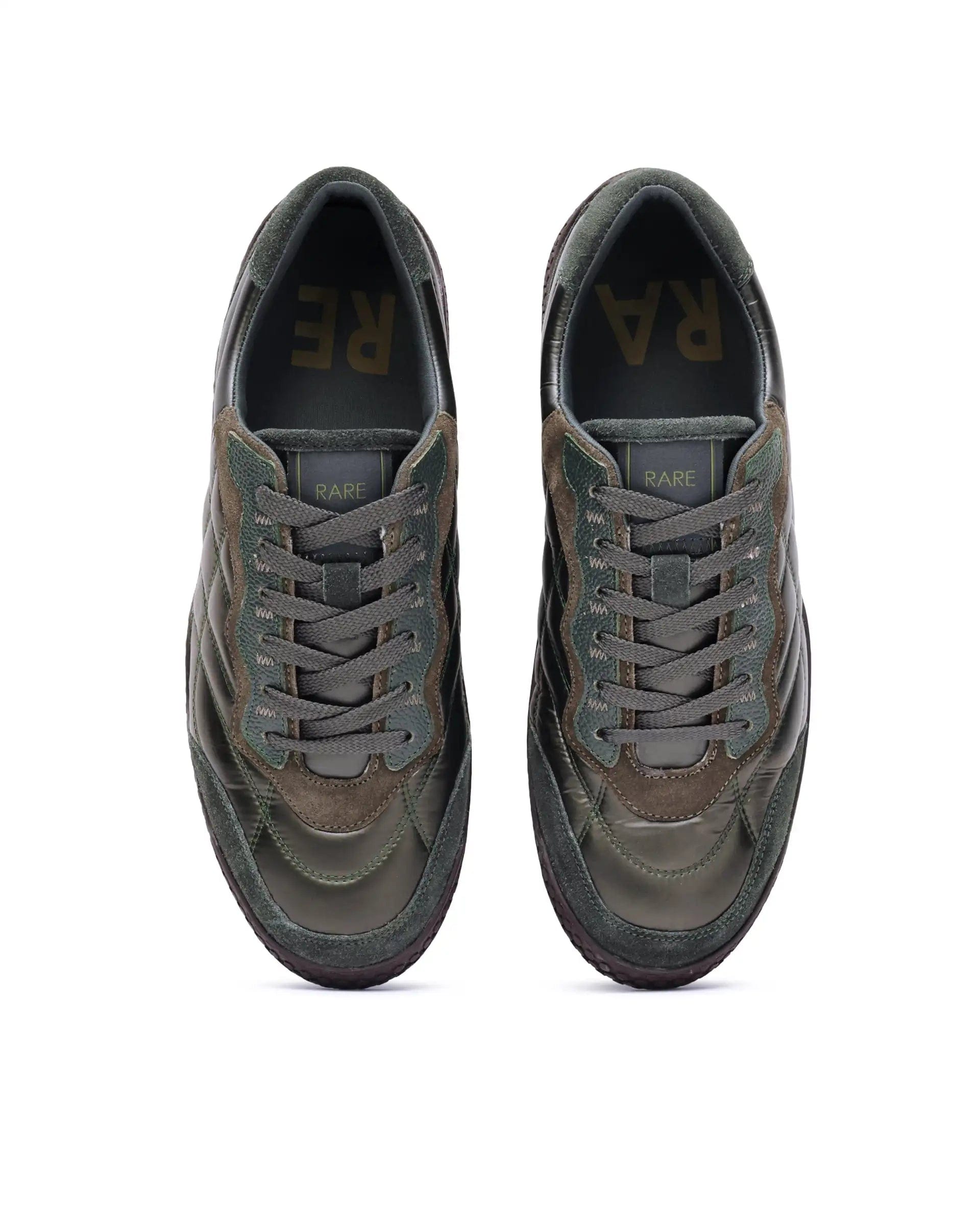 RAREZ Rare Rabbit Men's Temo Olive Parachute Lace - Up Closure Sneaker