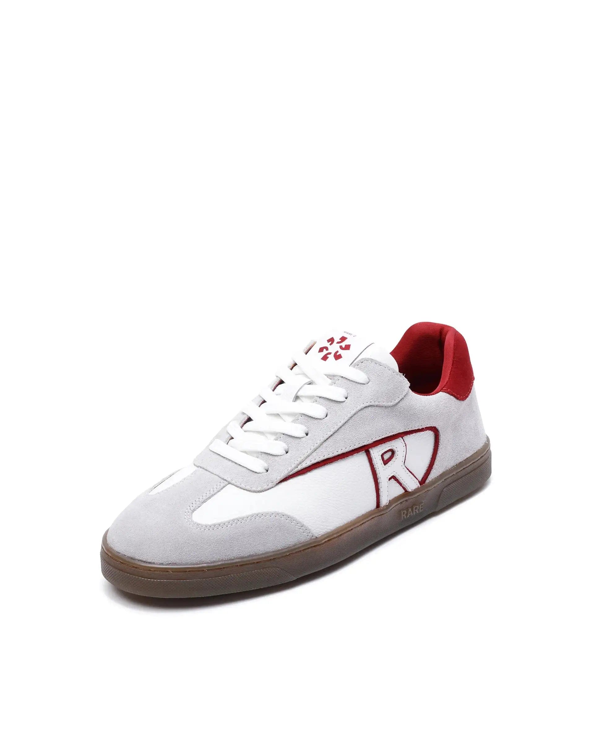RAREZ Rare Rabbit Men's Zoop Maroon Leather Lace - Up Closure Sneaker