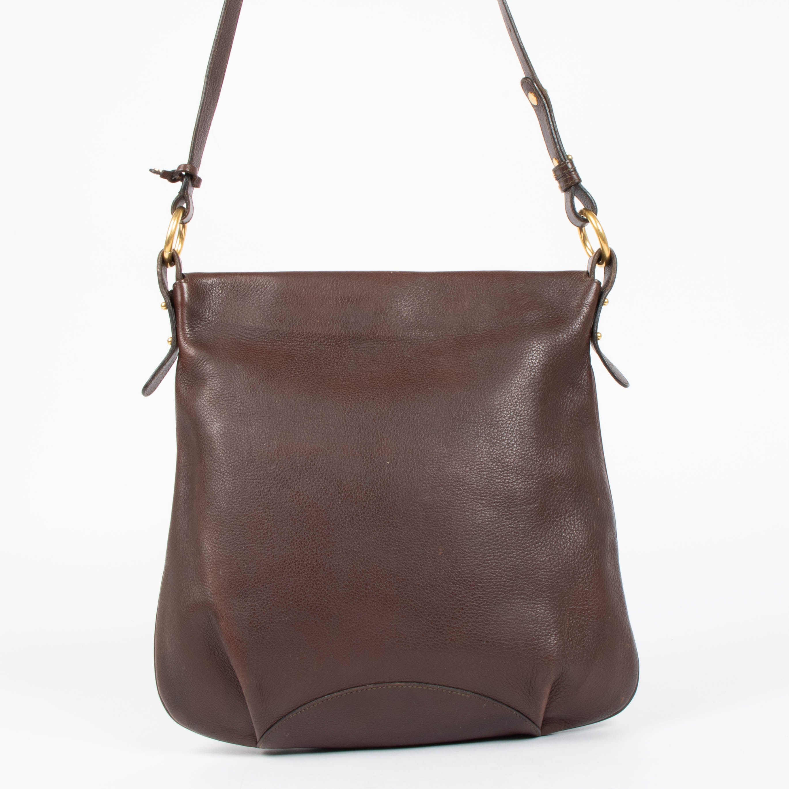 Delvaux Brown Flou MM Crossbody