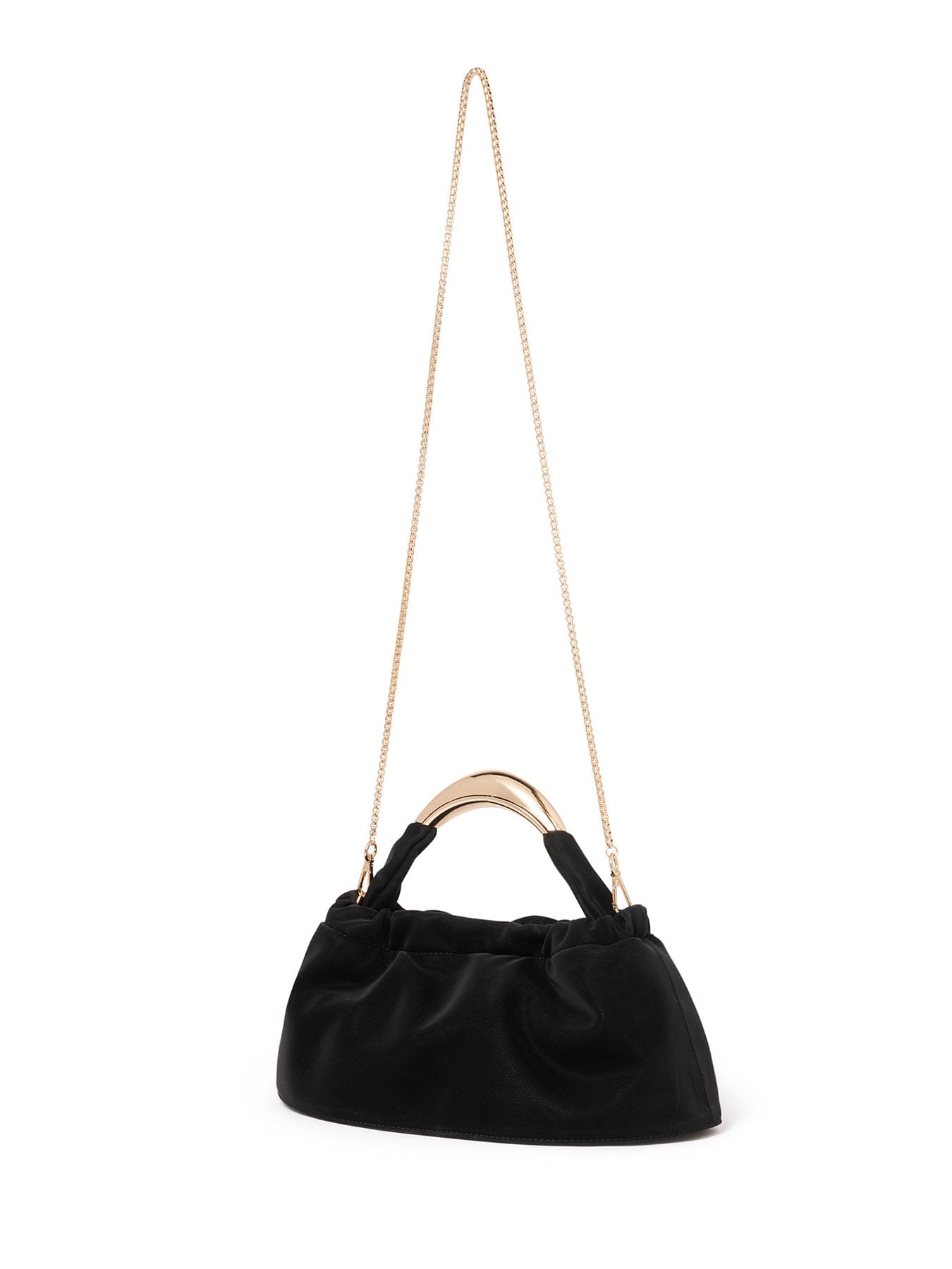 Forever New Signature Marigold Metal Handle Crossbody Bag Black