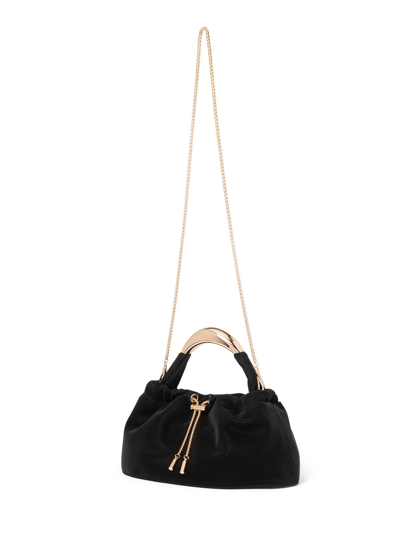 Forever New Signature Marigold Metal Handle Crossbody Bag Black