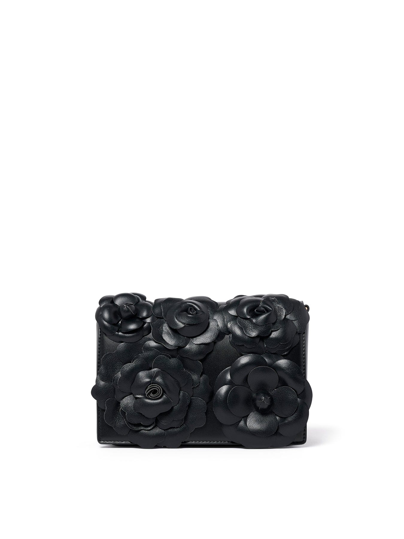Forever New Signature Belle Bloom Flower Crossbody Bag Black