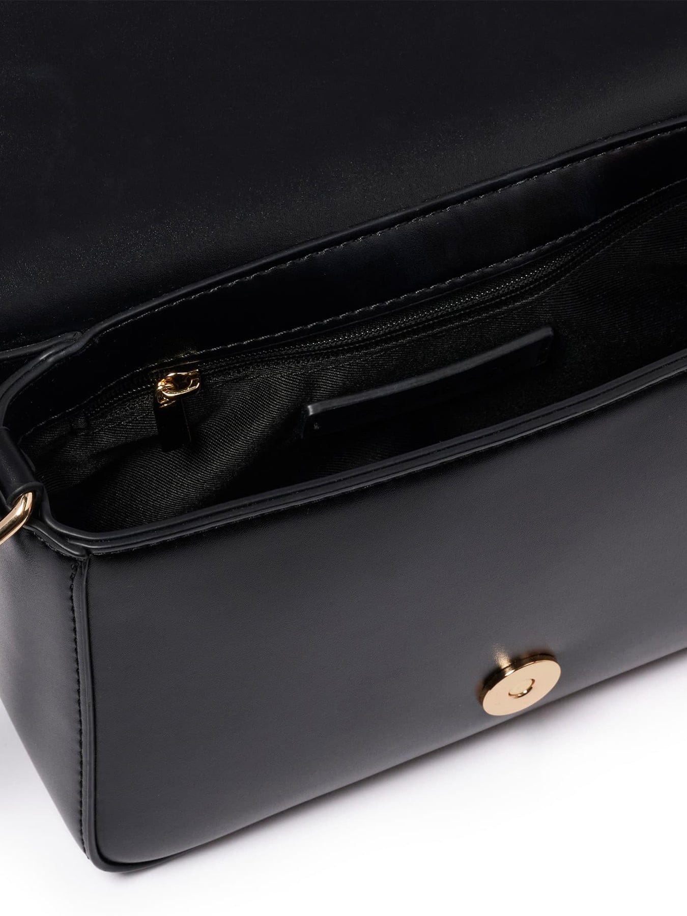 Forever New Signature Belle Bloom Flower Crossbody Bag Black