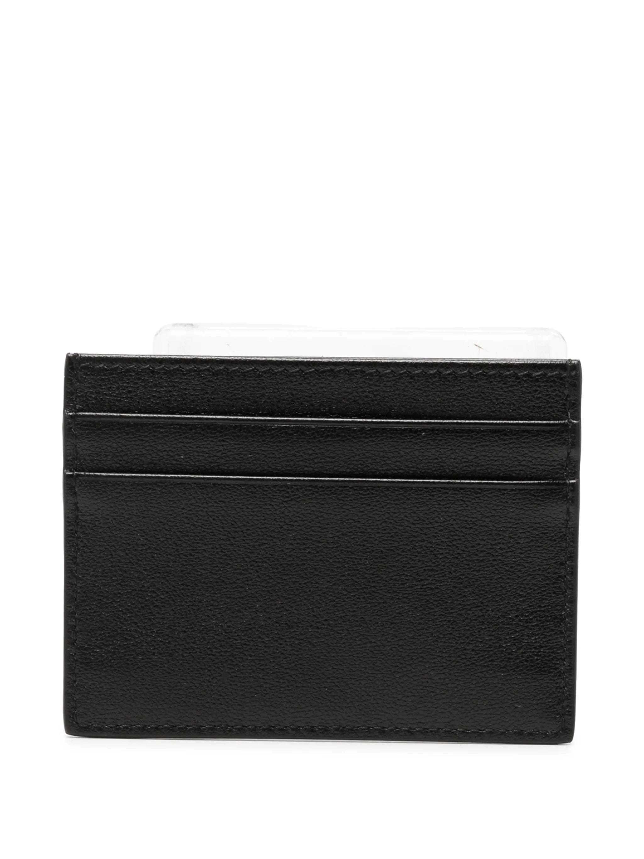 Dolce & Gabbana logo - print leather cardholder